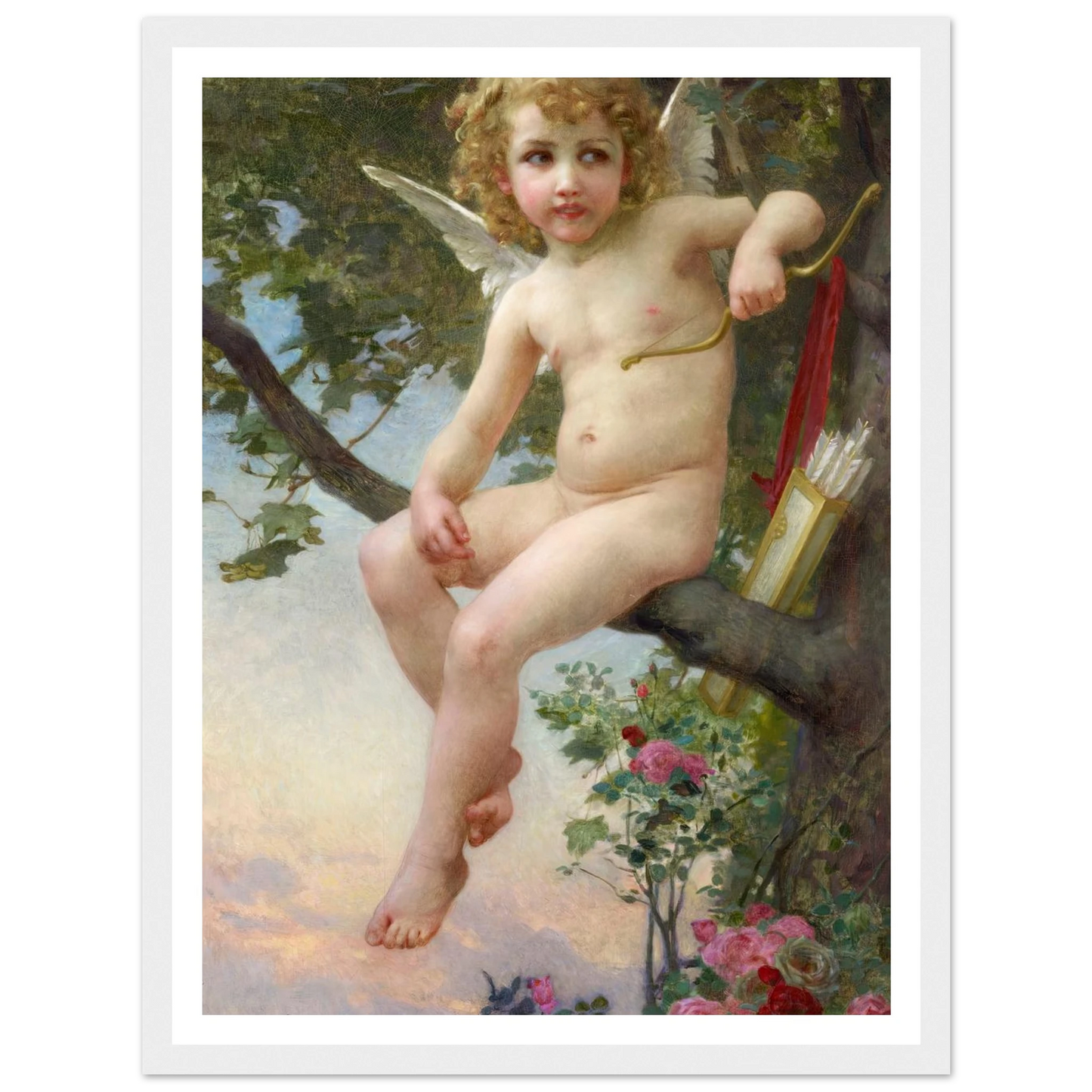 Cupid Art Print | Guillaume Seignac-Quipham Collections