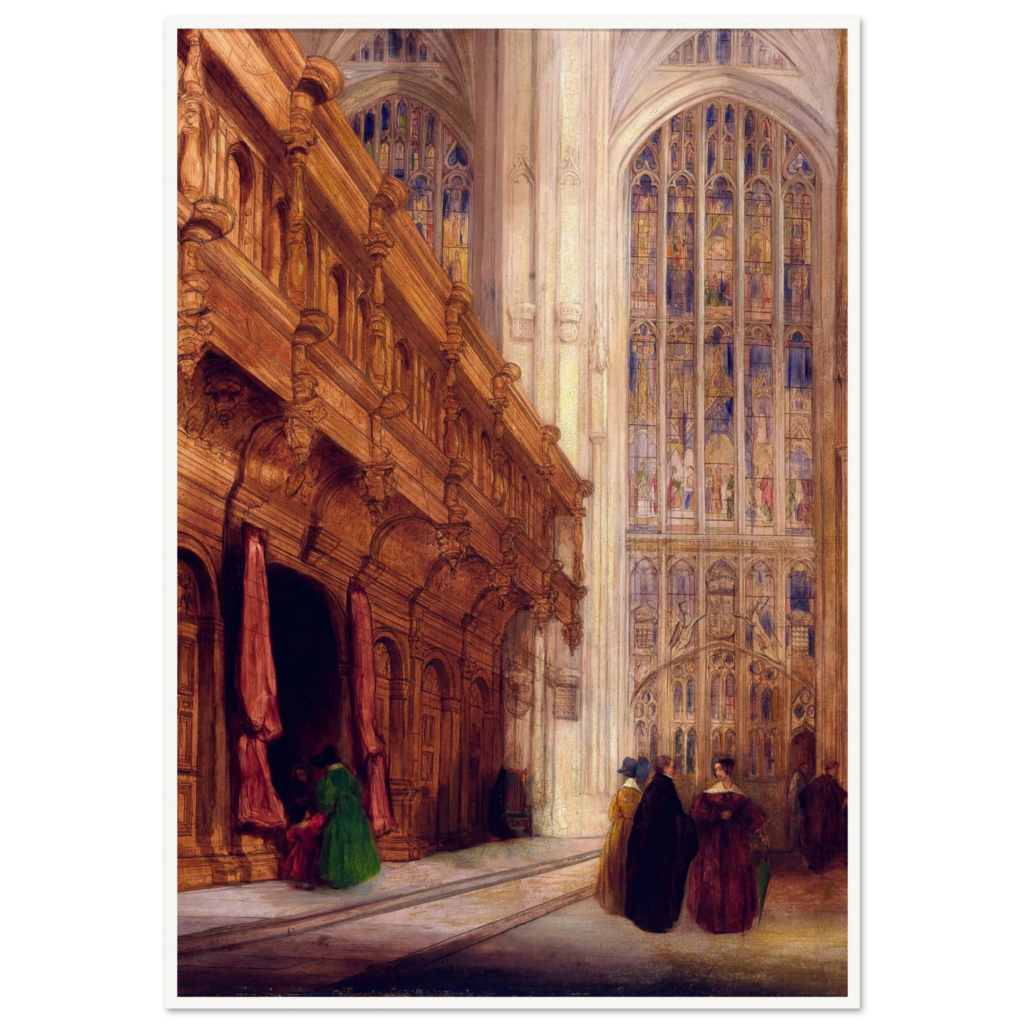 King’s College Chapel–Cambridge Art Print | David Roberts-Quipham Collections