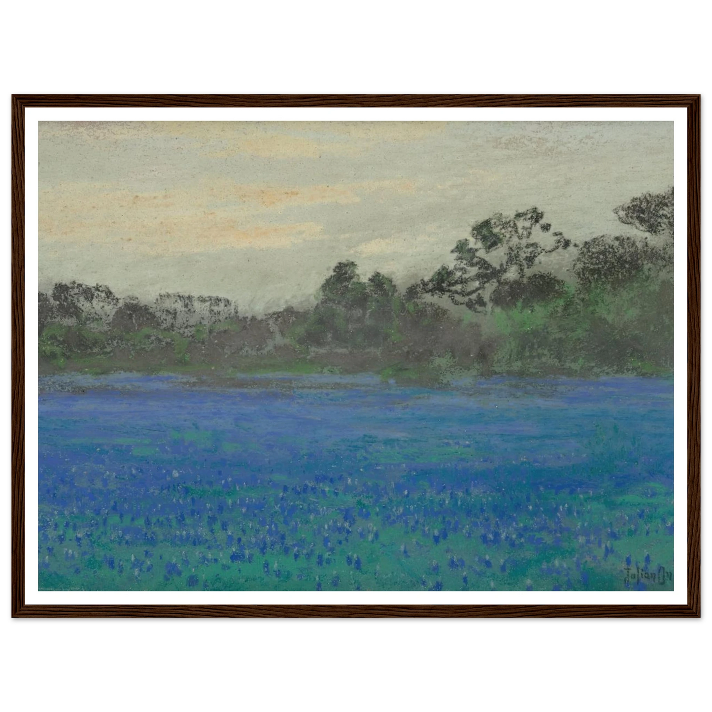 Bluebonnet Field (1921) Art Print | Julian Onderdonk-Quipham Collections