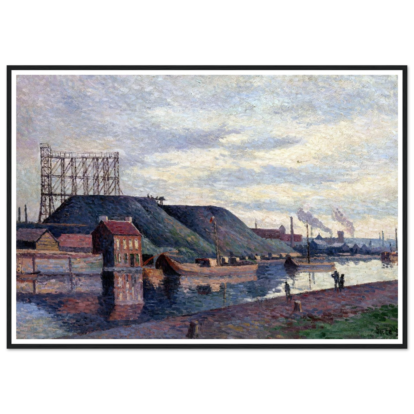 Les terrils de Sacré Madame (1897) Art Print | Maximilien Luce-Quipham Collections