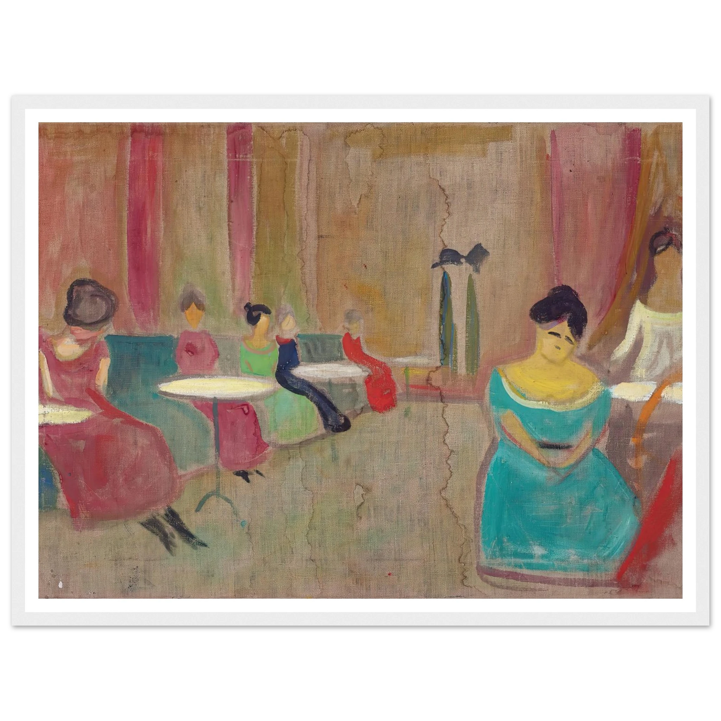 Brothel Scene (1897–99) Art Print | Edvard Munch-Quipham Collections