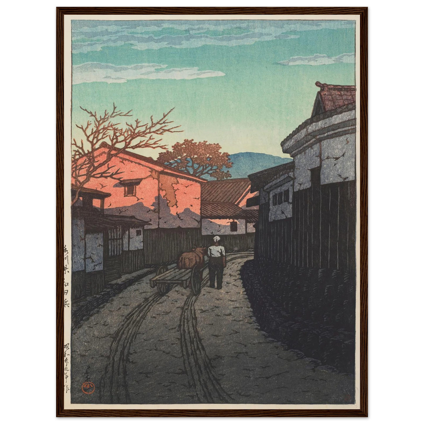 Kagawa-ken Wadahama (Wadahama in Kagawa Prefecture) (1954) Art Print | Kawase Hasui-Quipham Collections