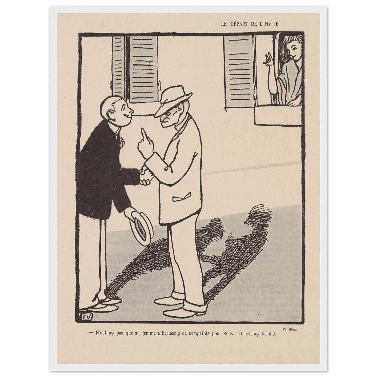 22 août 1903 Art Print | Felix Vallotton-Quipham Collections