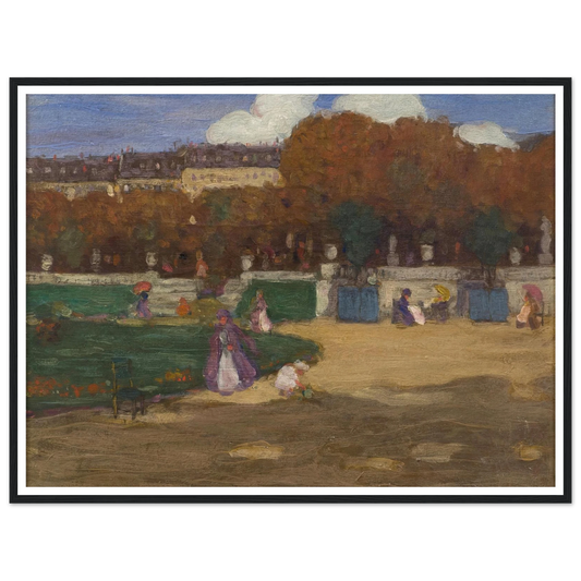Luxembourg Gardens, Paris (1902) Art Print | Frederick Carl Frieseke-Quipham Collections