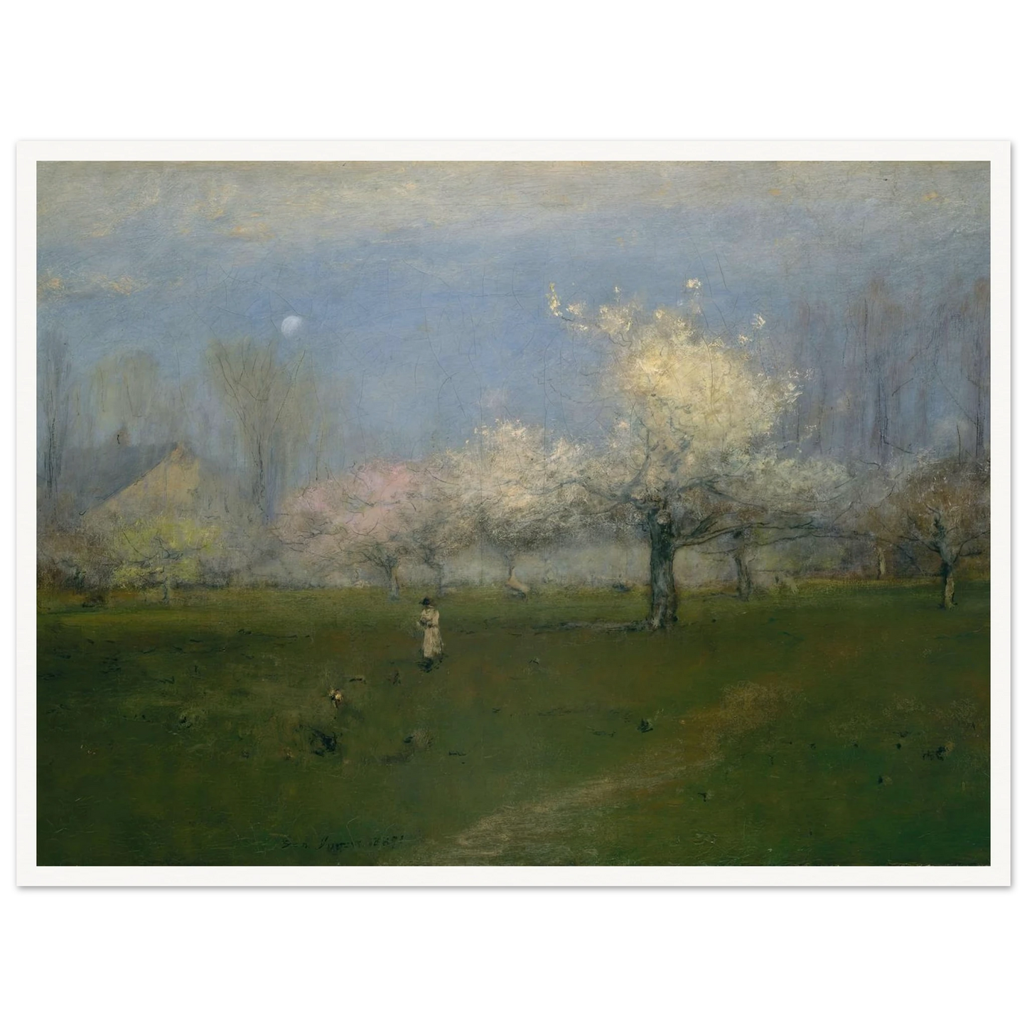 Spring Blossoms, Montclair, New Jersey (ca. 1891) Art Print | George Inness-Quipham Collections