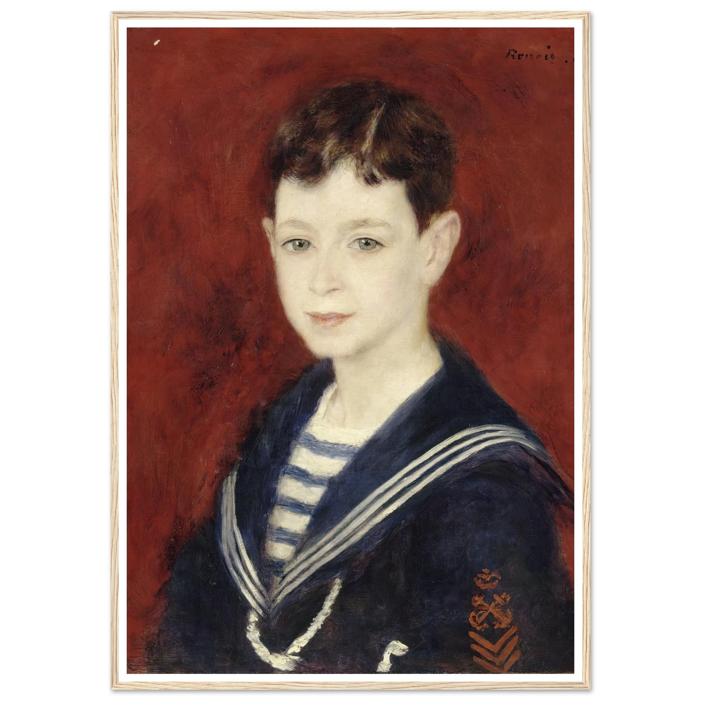 Fernand Halphen as a Boy (1880) Art Print | Pierre Auguste Renoir-Quipham Collections