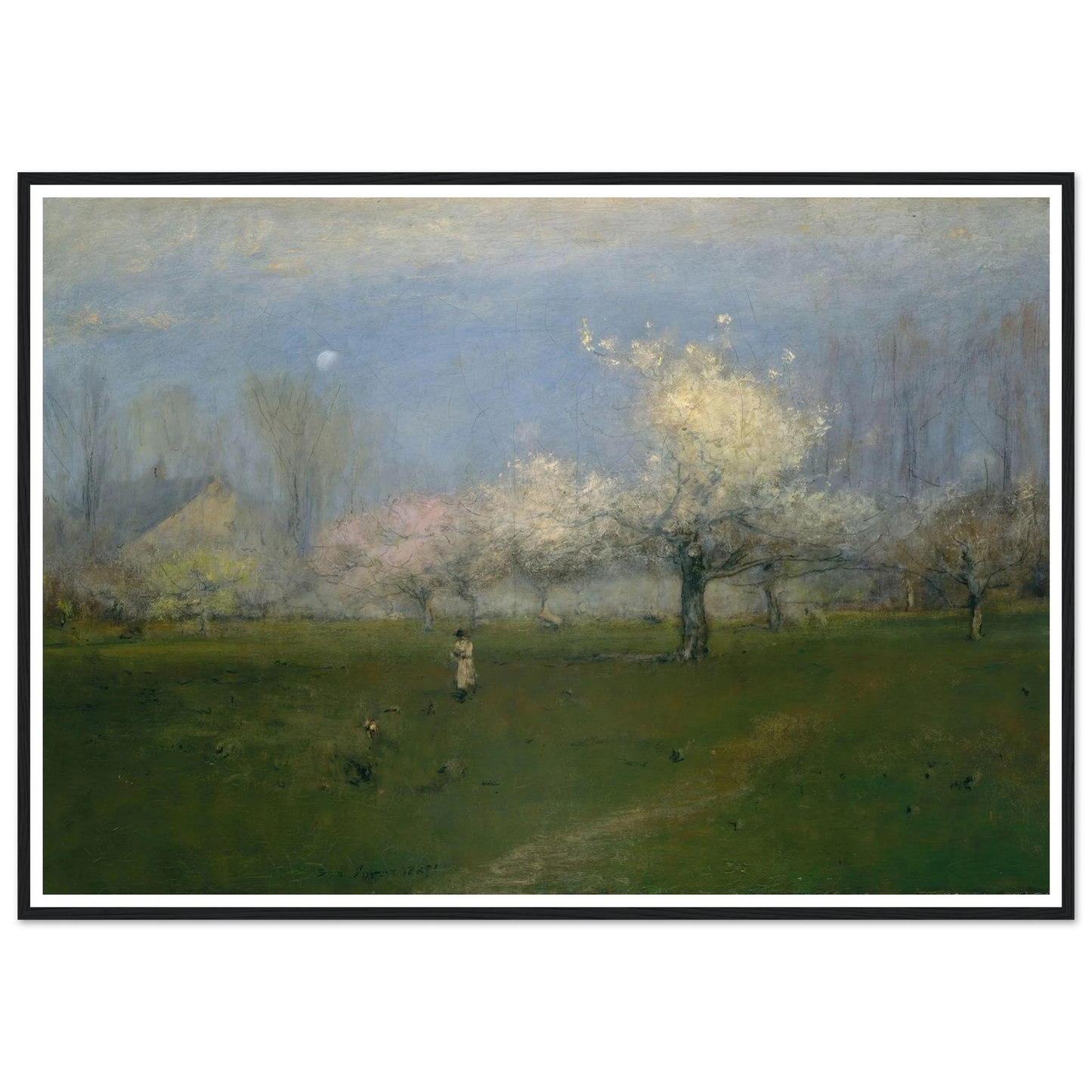Spring Blossoms, Montclair, New Jersey (ca. 1891) Art Print | George Inness-Quipham Collections