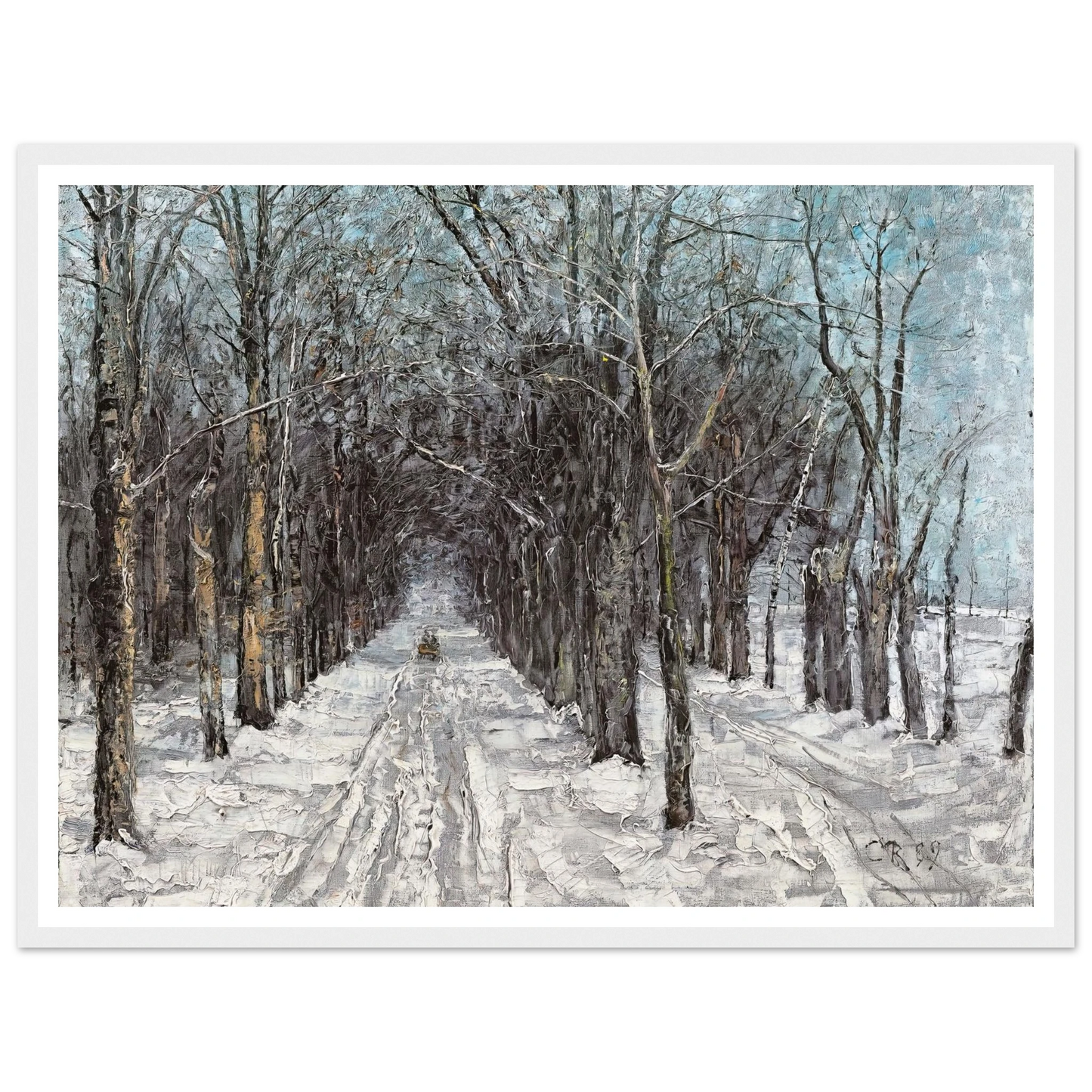 Belvedere Allee in Weimar (1889) Art Print | Christian Rohlfs-Quipham Collections