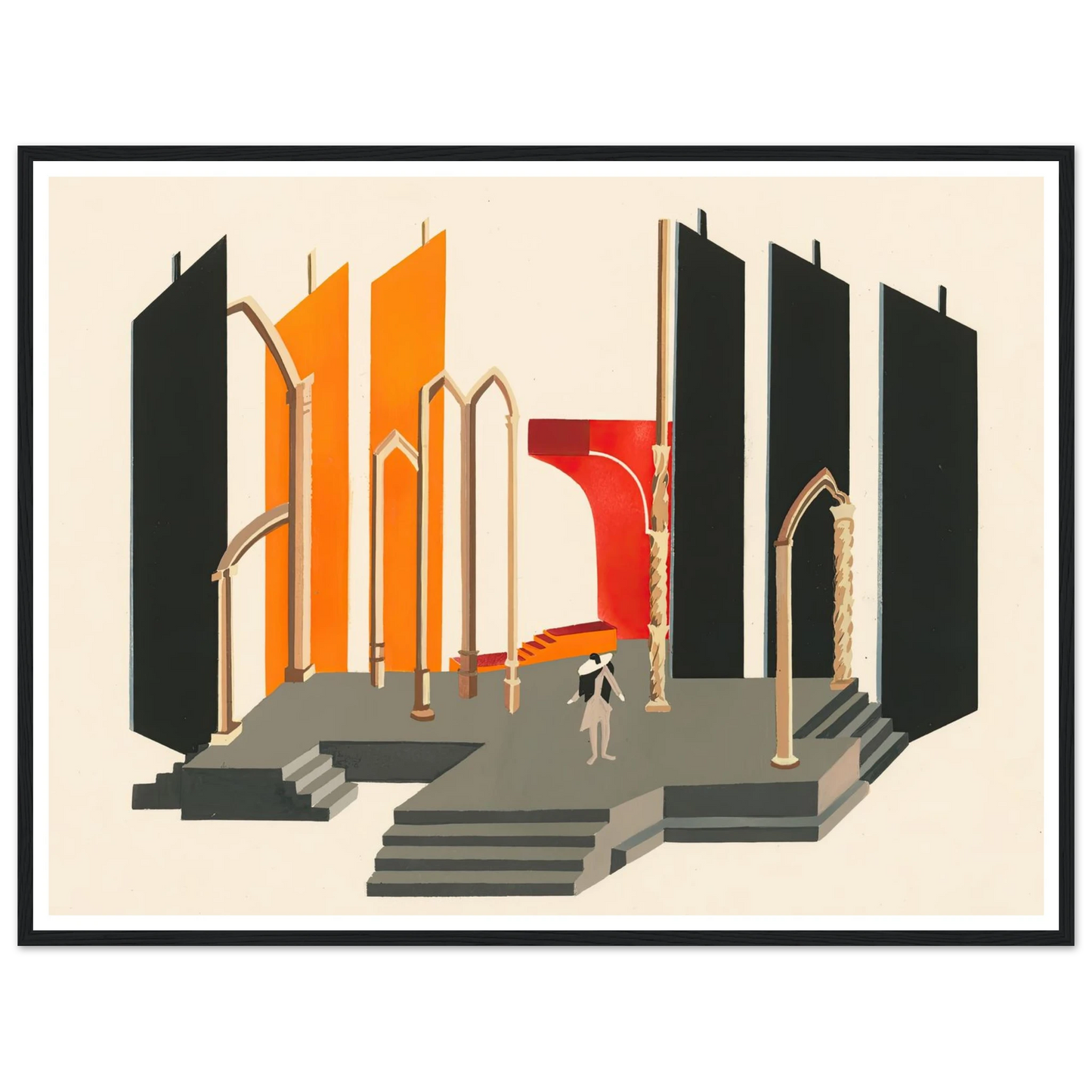 Maquettes dé Théatre 2 Art Print | Alexandra Exter-Quipham Collections