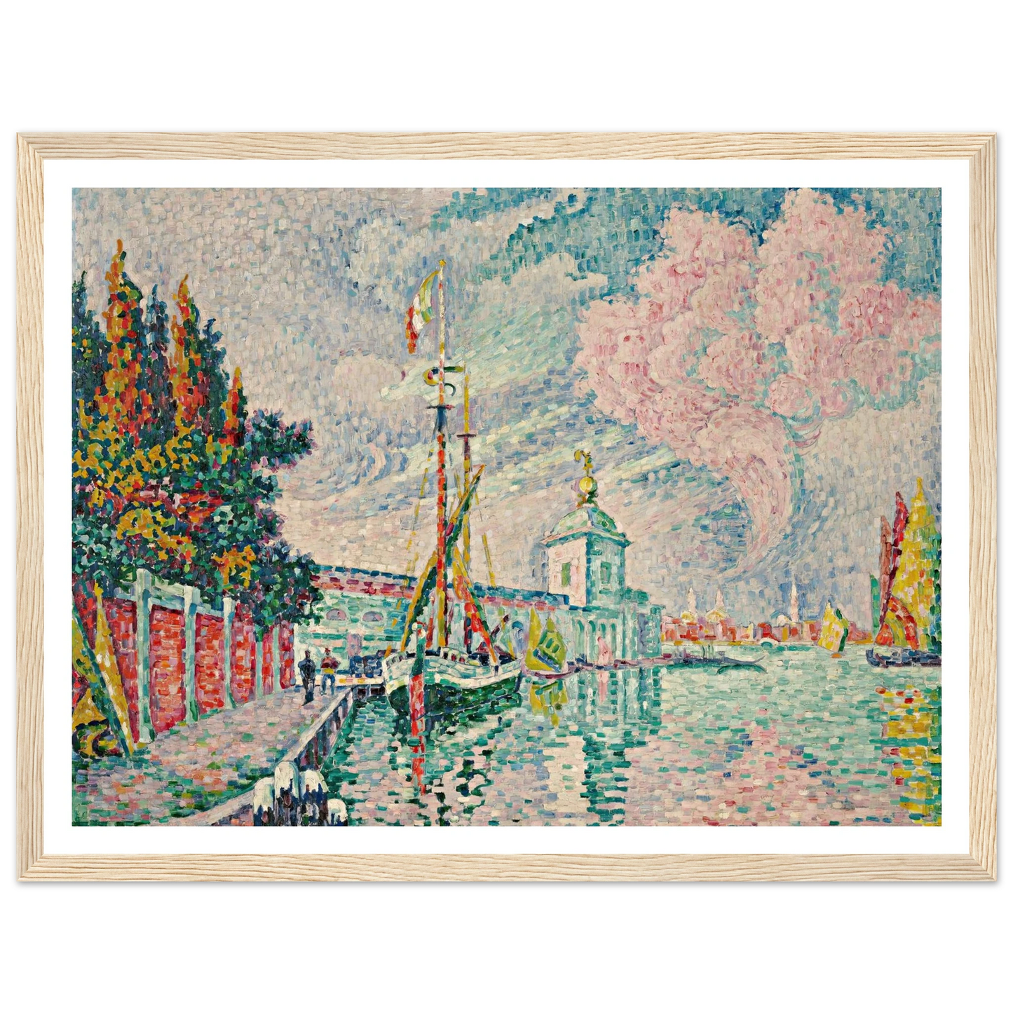 La Dogana, Venise (1923) Art Print | Paul Signac-Quipham Collections
