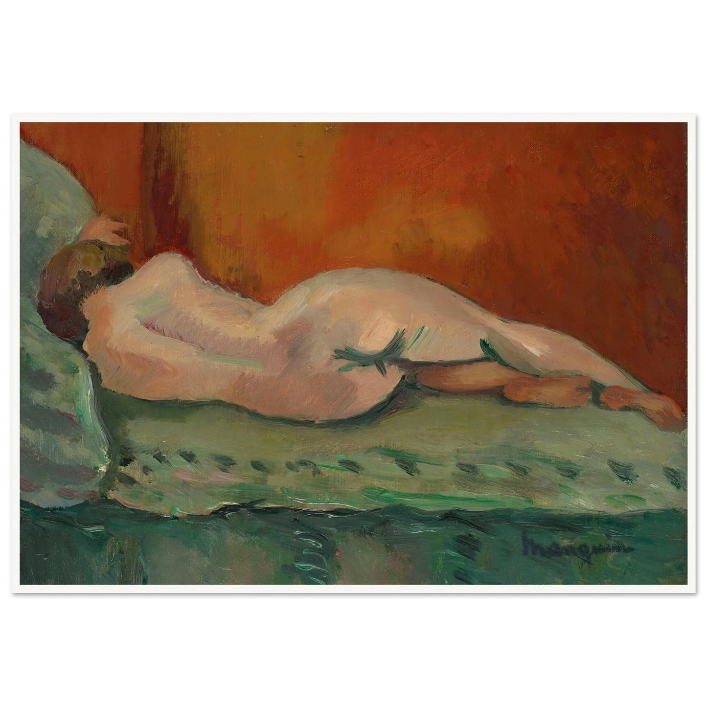 Nu couché de dos (1903) Art Print | Henri Manguin-Quipham Collections