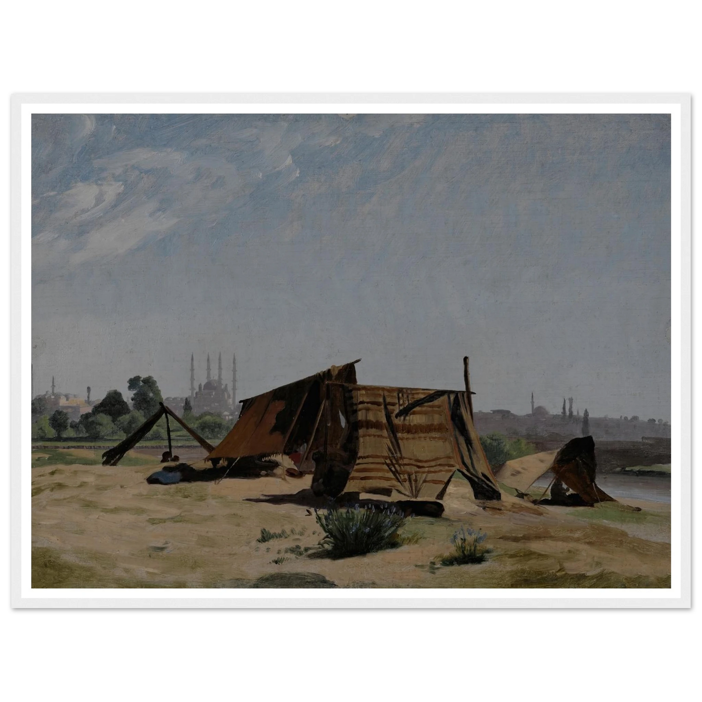 An Encampment before Constantinople Art Print | Jean Leon Gerome-Quipham Collections