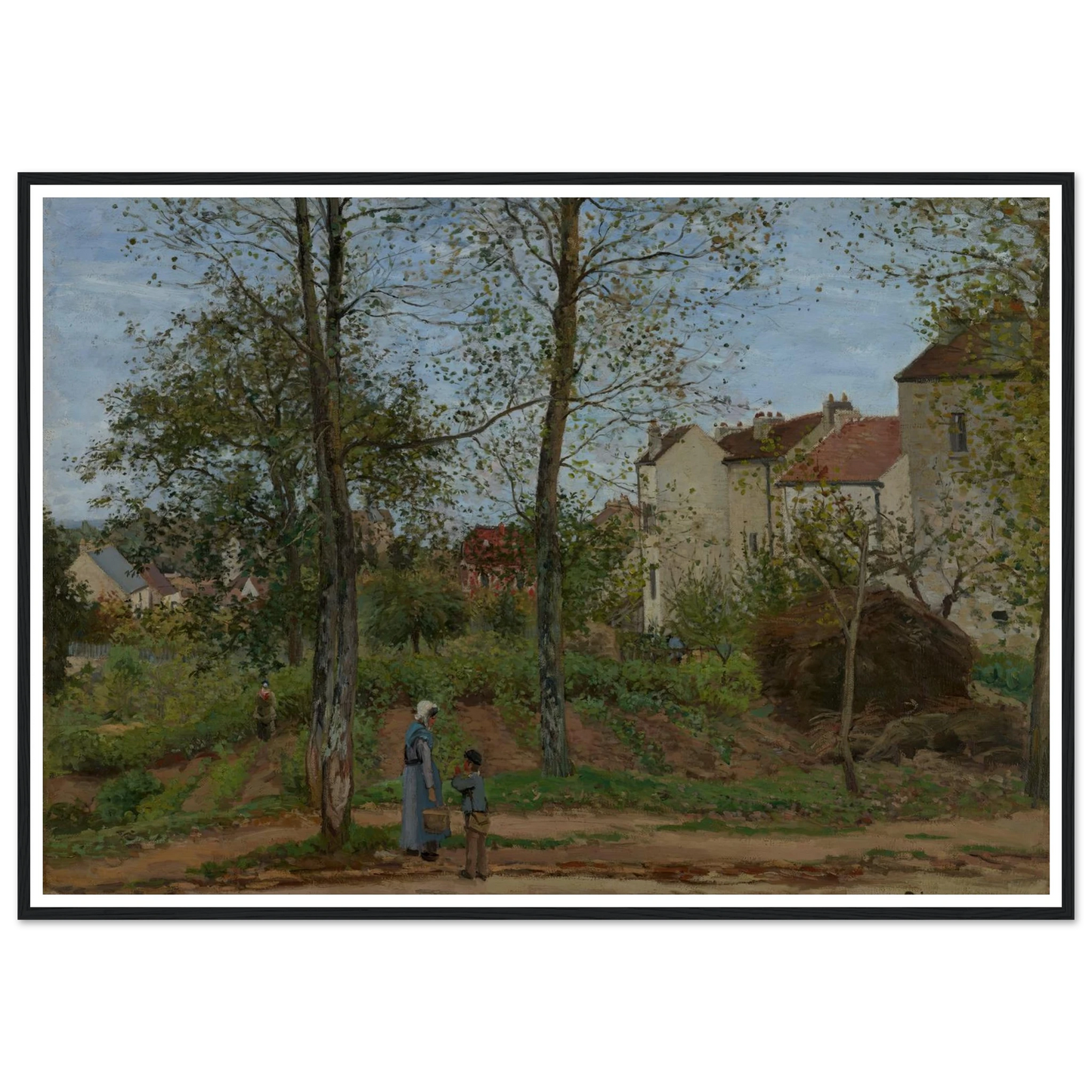 Landscape at Louveciennes (1870) Art Print | Camille Pissarro-Quipham Collections