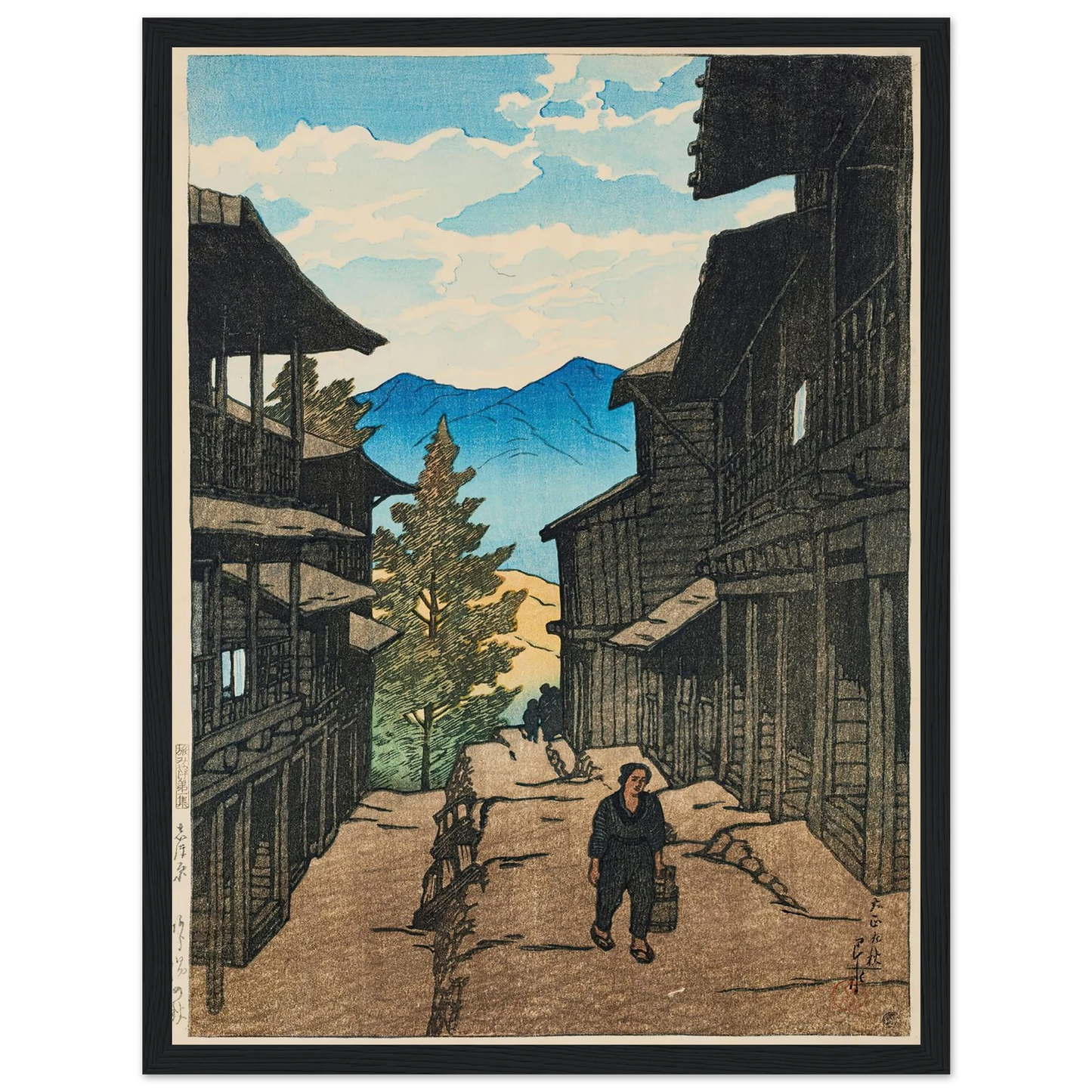 Shiobara Arayu no aki (Autumn in Arayu, Shoibara) (1920) Art Print | Kawase Hasui-Quipham Collections