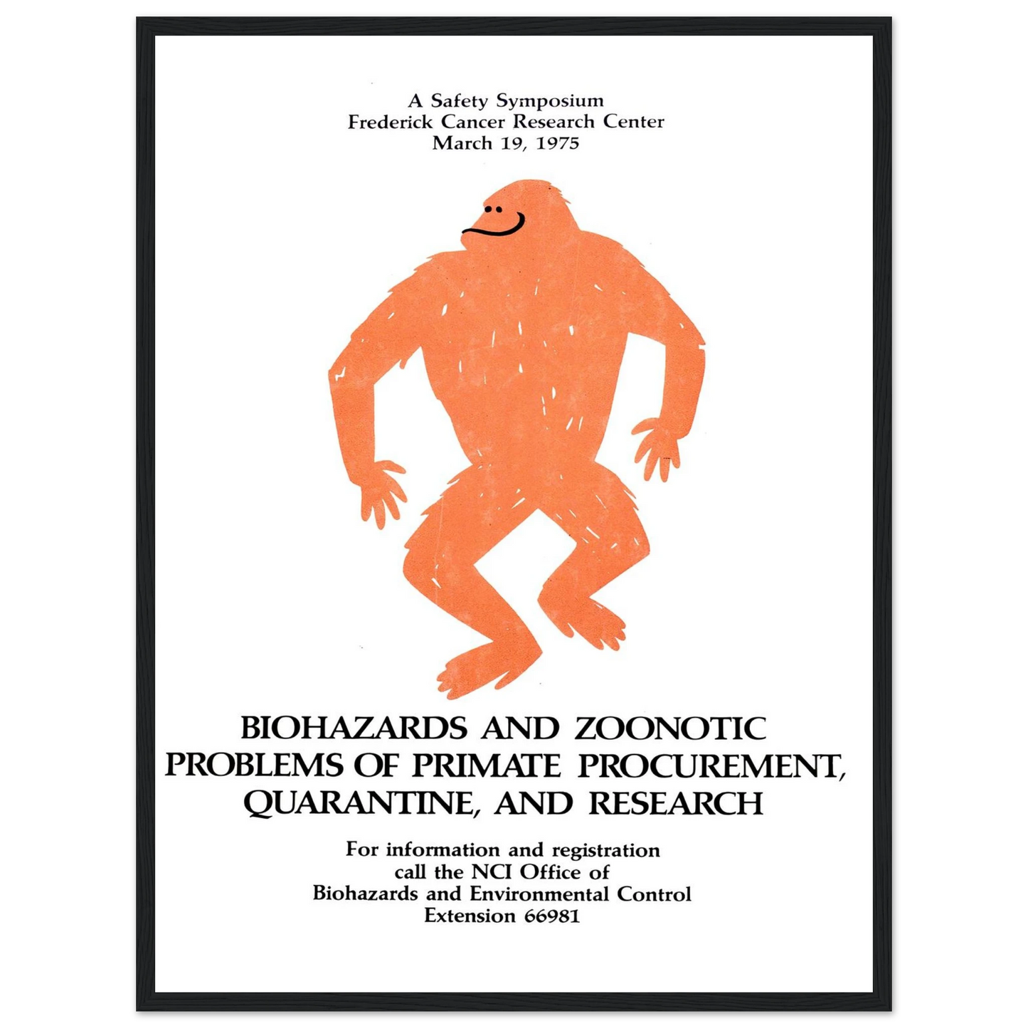 Biohazards and zoonotic problems of primate procurement, quarantine, and research (1975) Art Print | National Institutes of Health-Quipham Collections