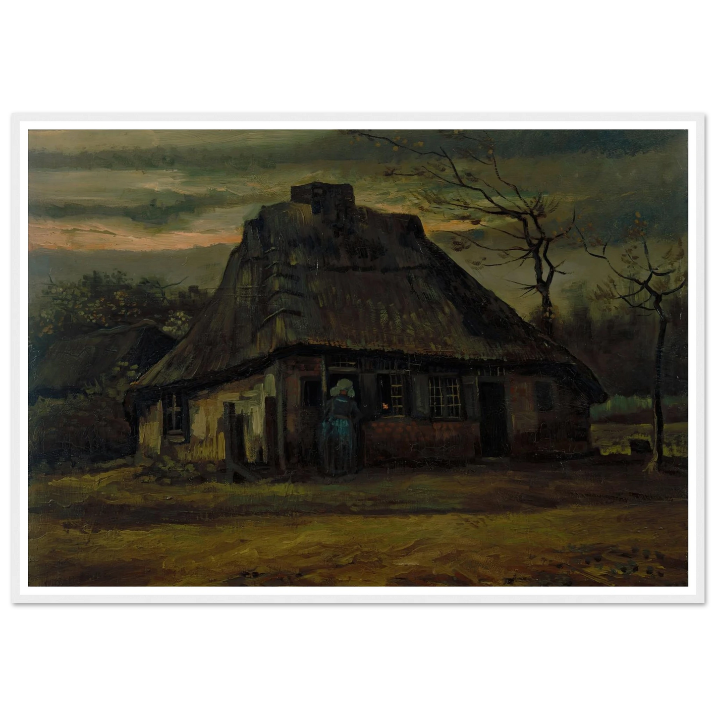 The cottage (1885) Art Print | Vincent van Gogh-Quipham Collections