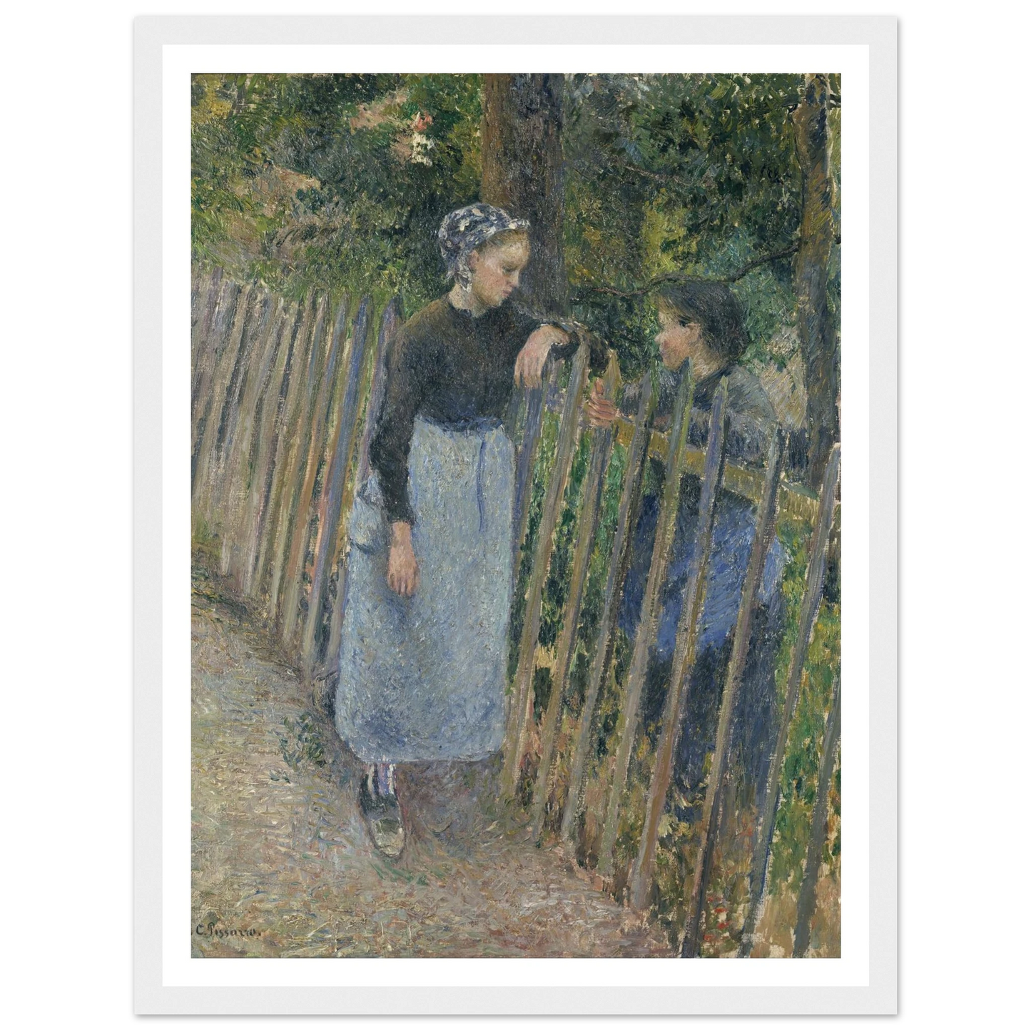 Conversation Art Print | Camille Pissarro-Quipham Collections