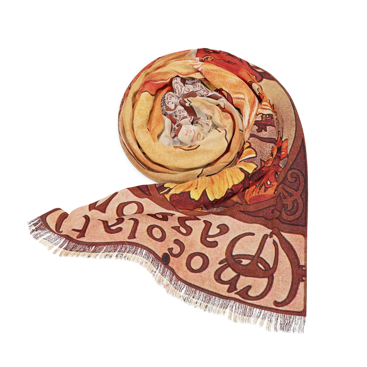 Summer | Alphonse Mucha Scarf – Art Nouveau Scarf-Quipham Collections