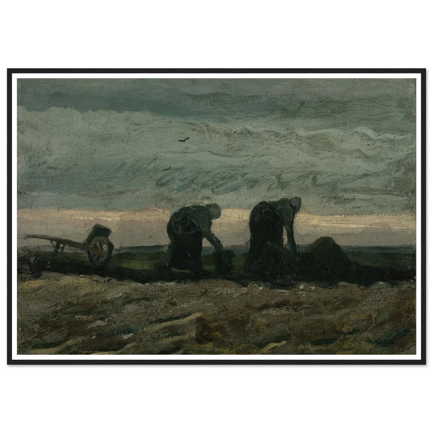 Two women on the heath (1883) Art Print | Vincent van Gogh-Quipham Collections