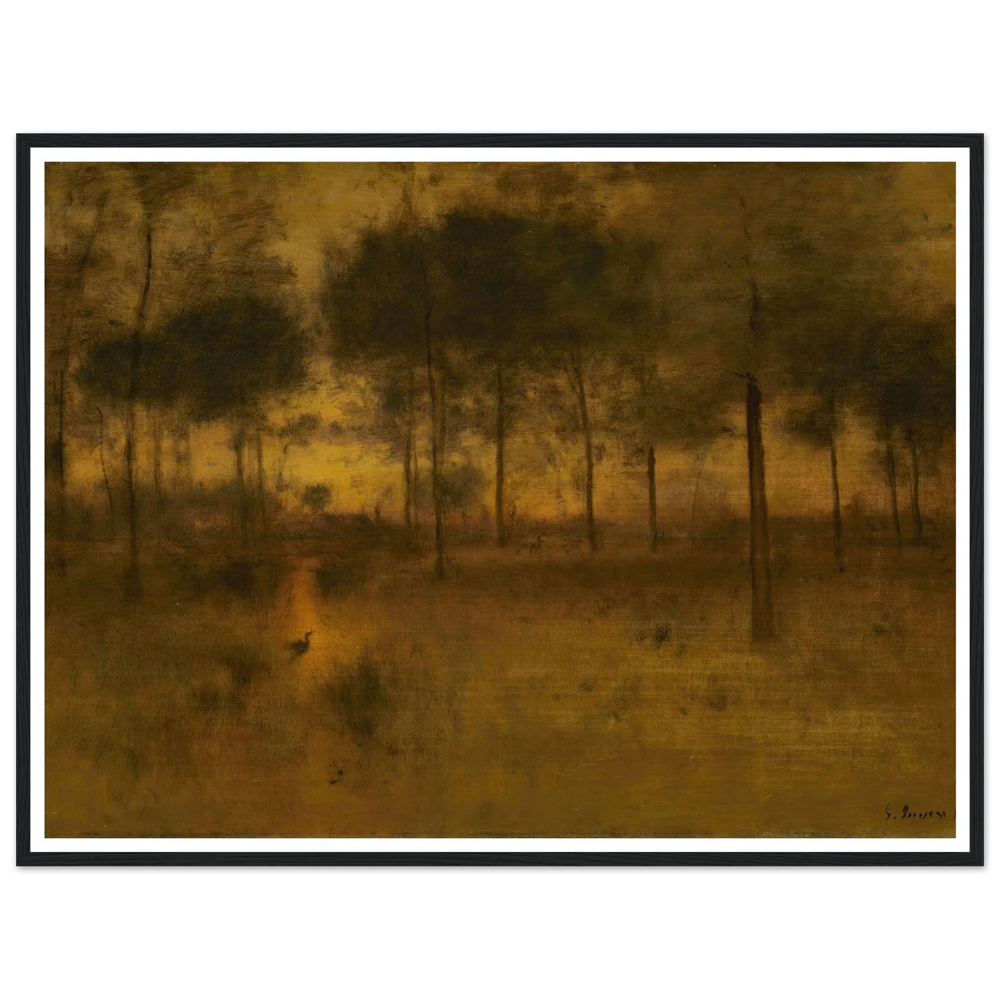 The Home of the Heron Art Print | George Inness-Quipham Collections