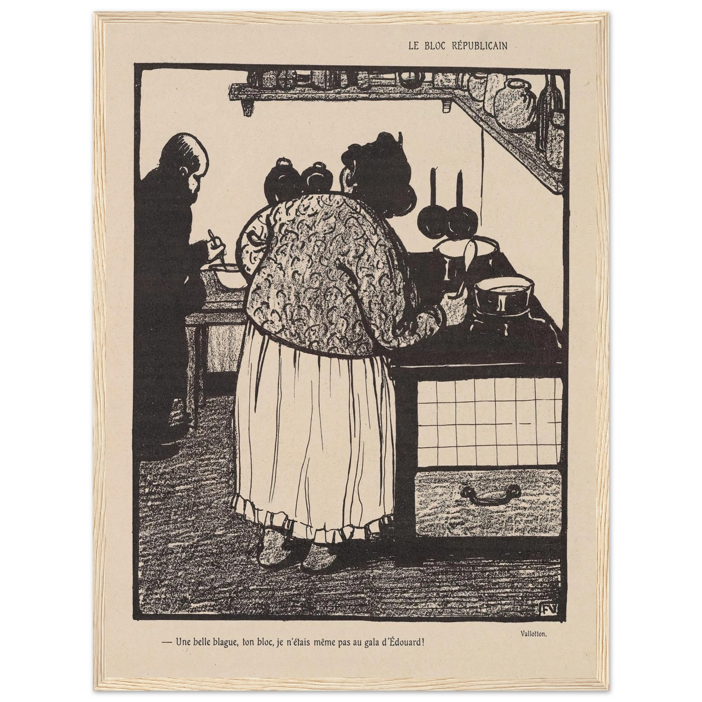 22 mai 1903 Art Print | Felix Vallotton-Quipham Collections