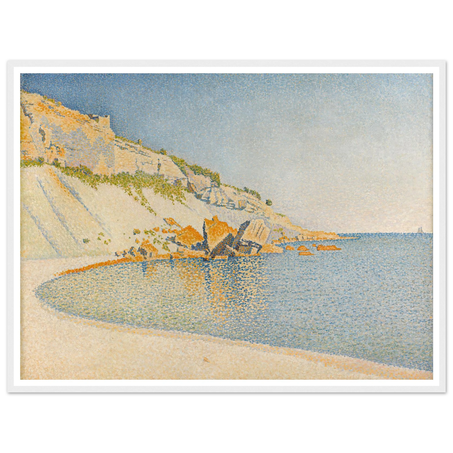 Cassis, Cap Lombard, Opus 196 Art Print | Paul Signac-Quipham Collections