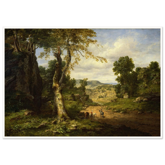 View in Berkshire County, Massachusetts, Clearing Off after a September Storm (1849) Art Print | George Inness-Quipham Collections
