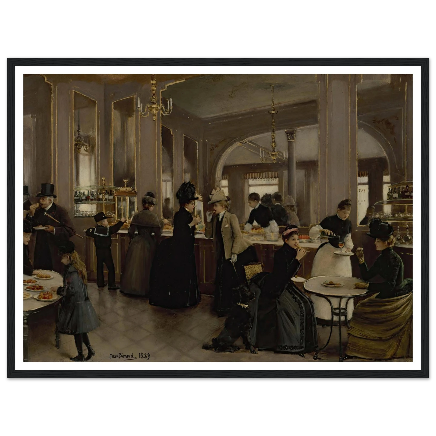La pâtisserie Gloppe (1889) Art Print | Jean Beraud-Quipham Collections