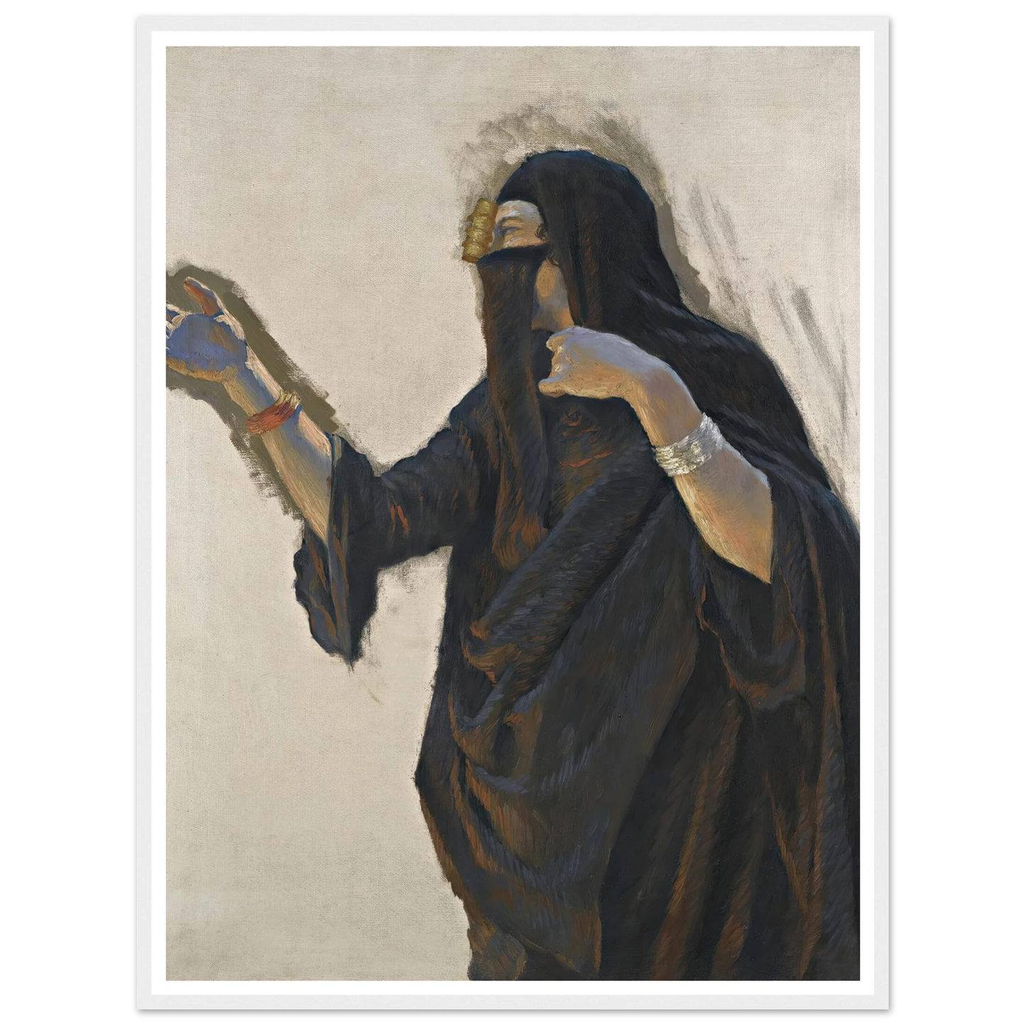 Veiled Lady Art Print | Ludwig Deutsch-Quipham Collections