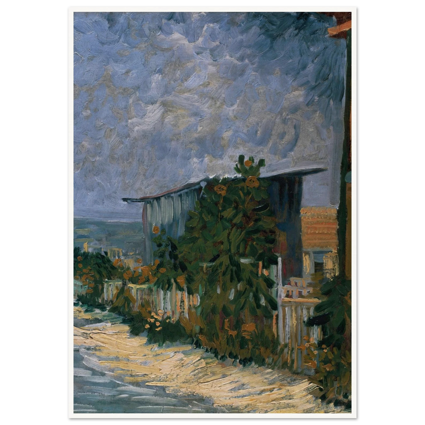 Shelter on Montmartre (1887) Art Print | Vincent van Gogh-Quipham Collections