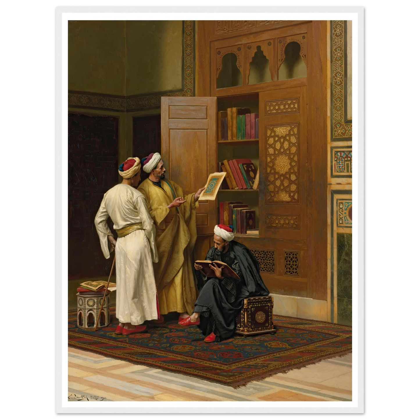 The Scholars (1901) Art Print | Ludwig Deutsch-Quipham Collections