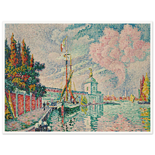 La Dogana, Venise (1923) Art Print | Paul Signac-Quipham Collections