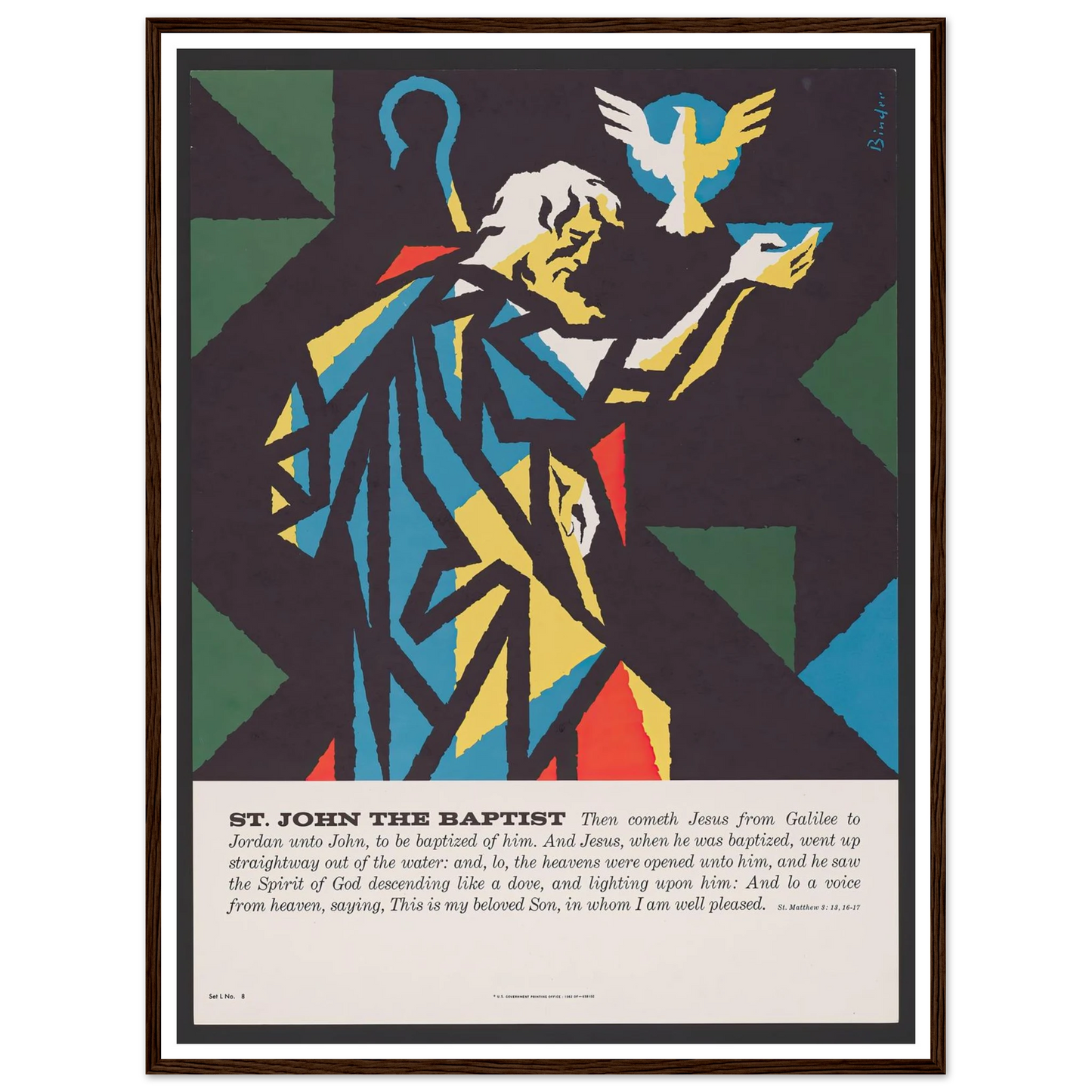 St. John The Baptist (1962) Art Print | Joseph Binder-Quipham Collections