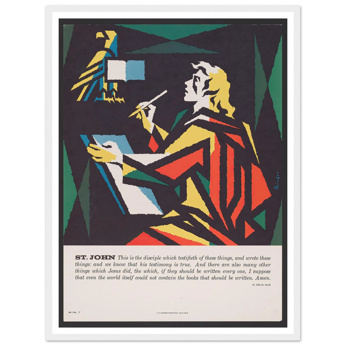 St. John (1962) Art Print | Joseph Binder-Quipham Collections