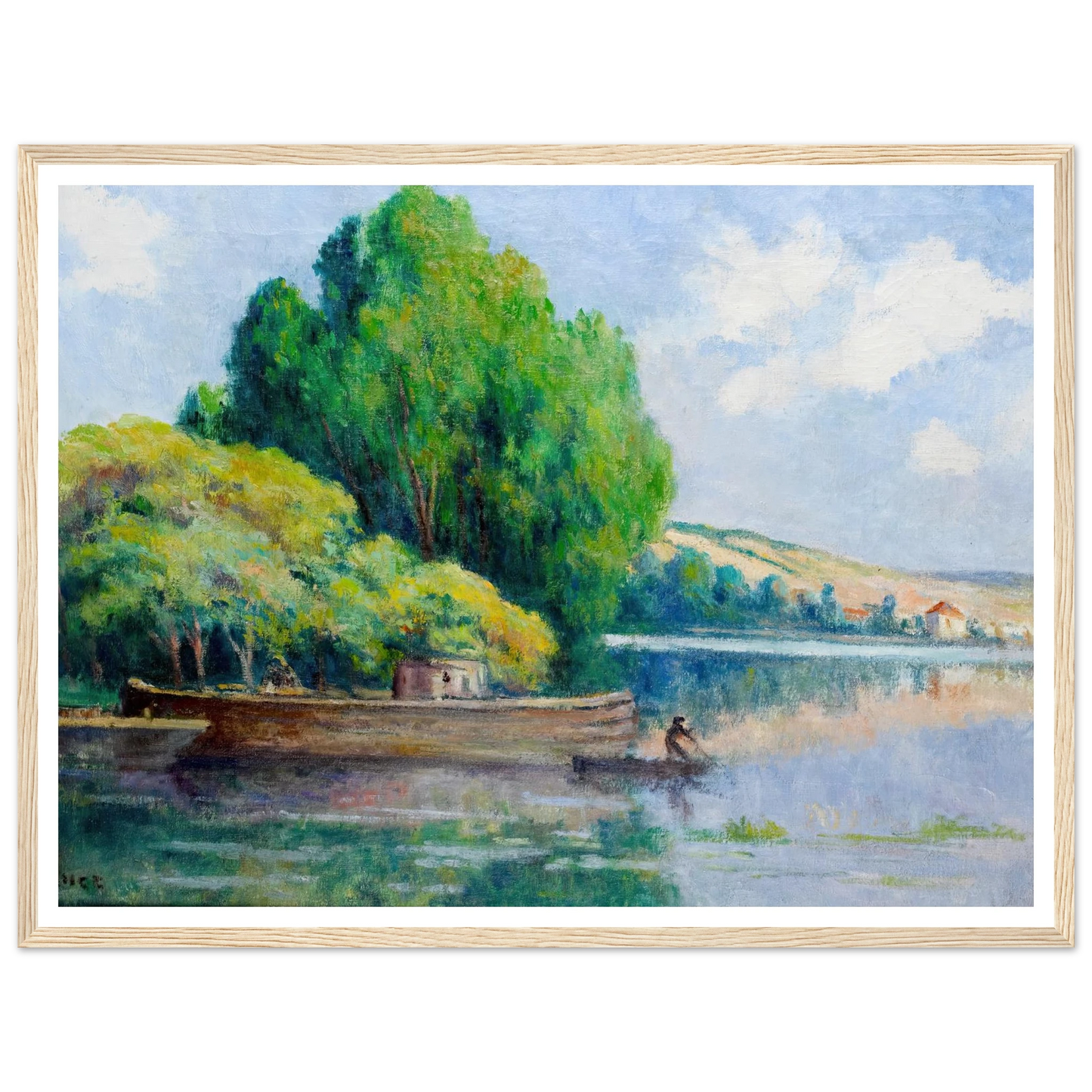 Rivière Art Print | Maximilien Luce-Quipham Collections