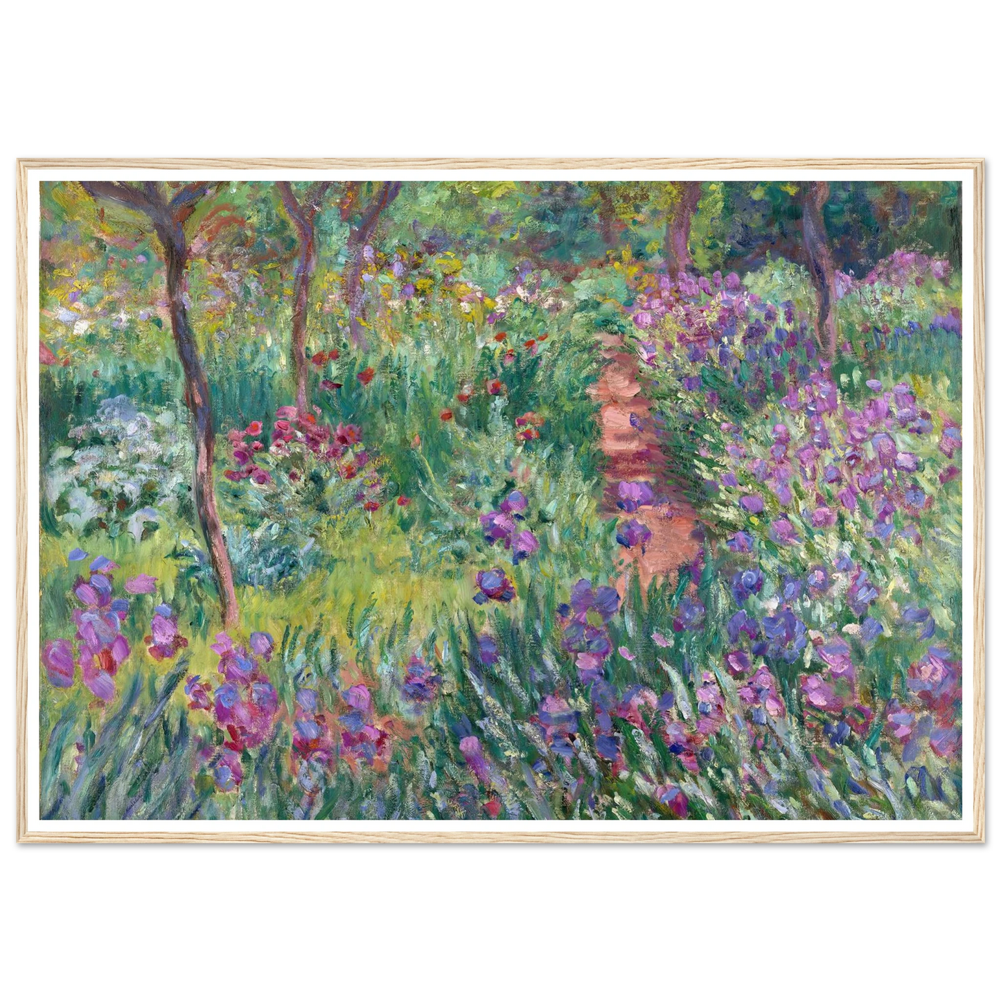 The Artist’s Garden in Giverny (1900) Art Print | Claude Monet-Quipham Collections