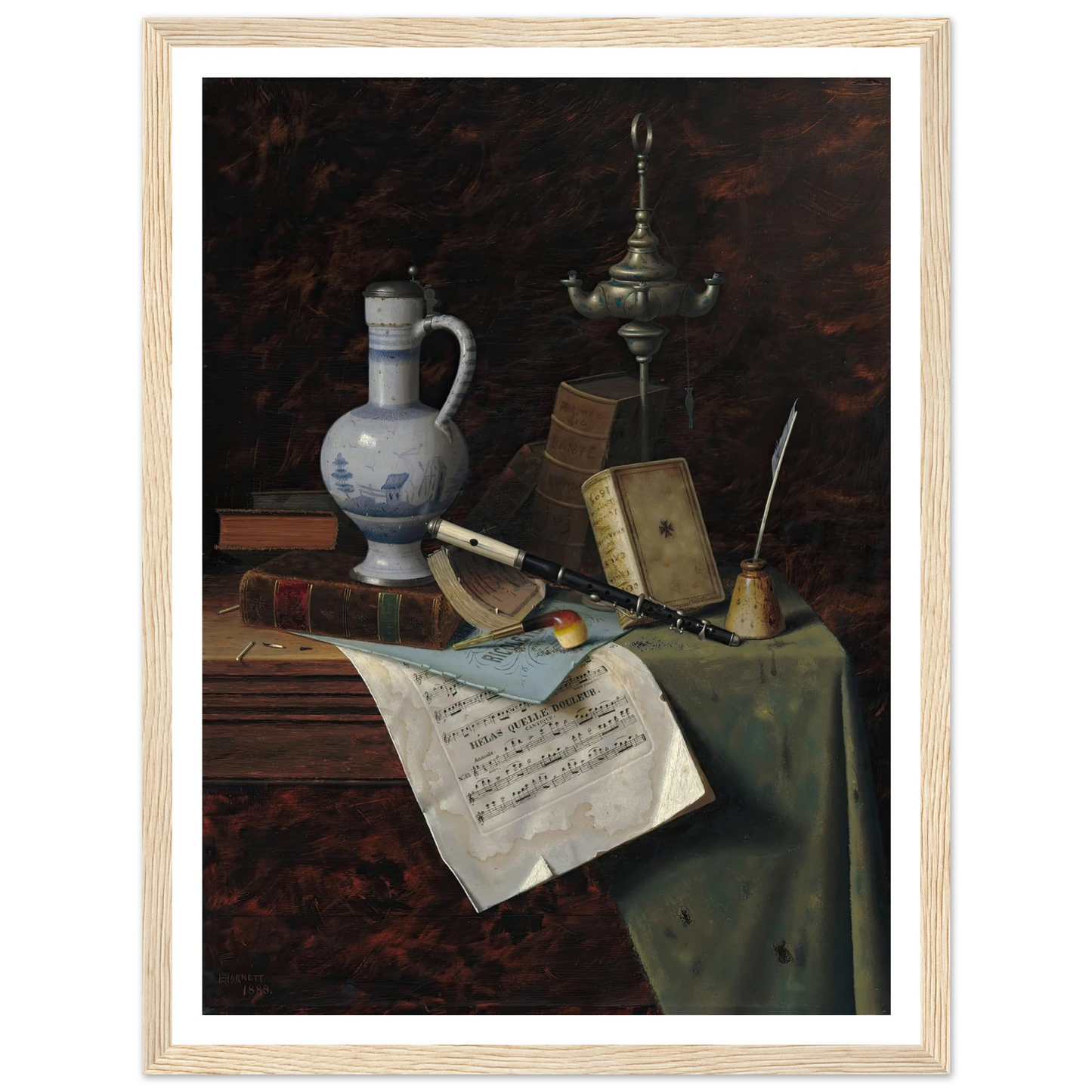 My Gems (1888) Art Print | William Michael Harnett-Quipham Collections