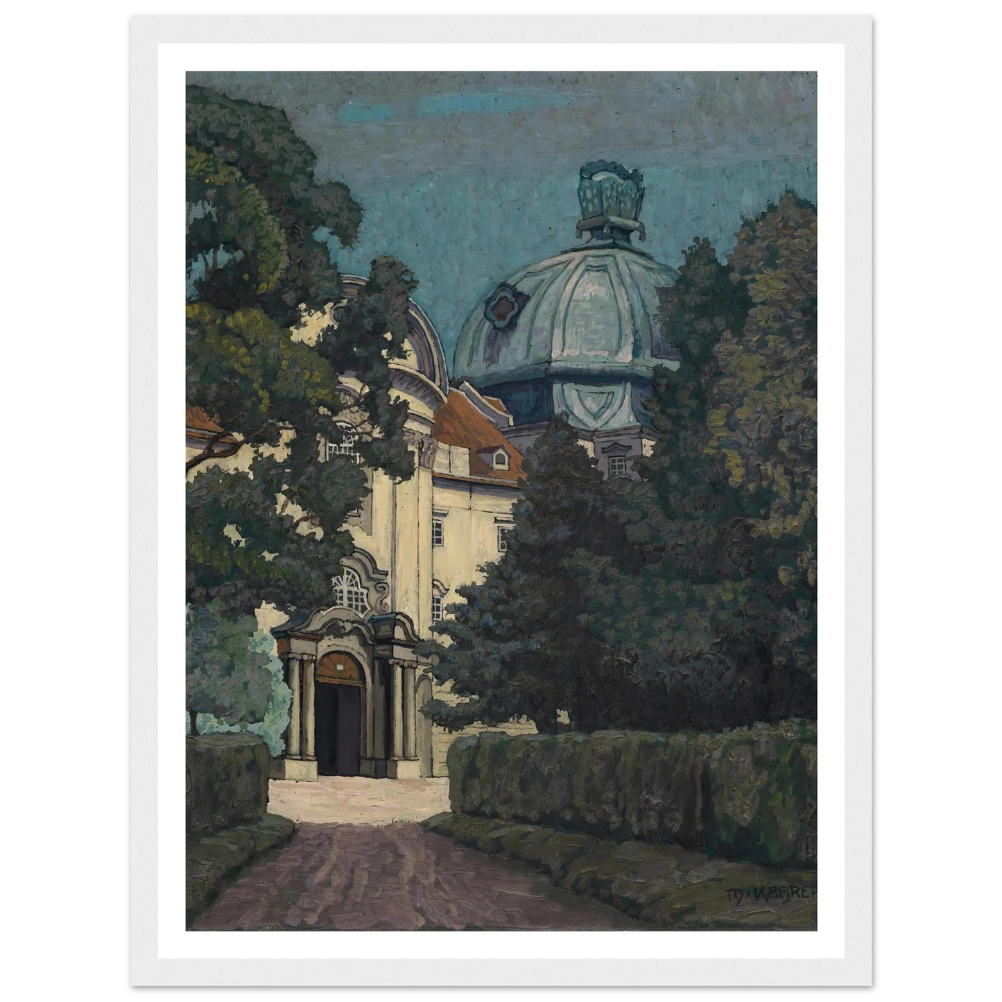 Stiftsportal Klosterneuburg (1924) Art Print | Max Kahrer-Quipham Collections