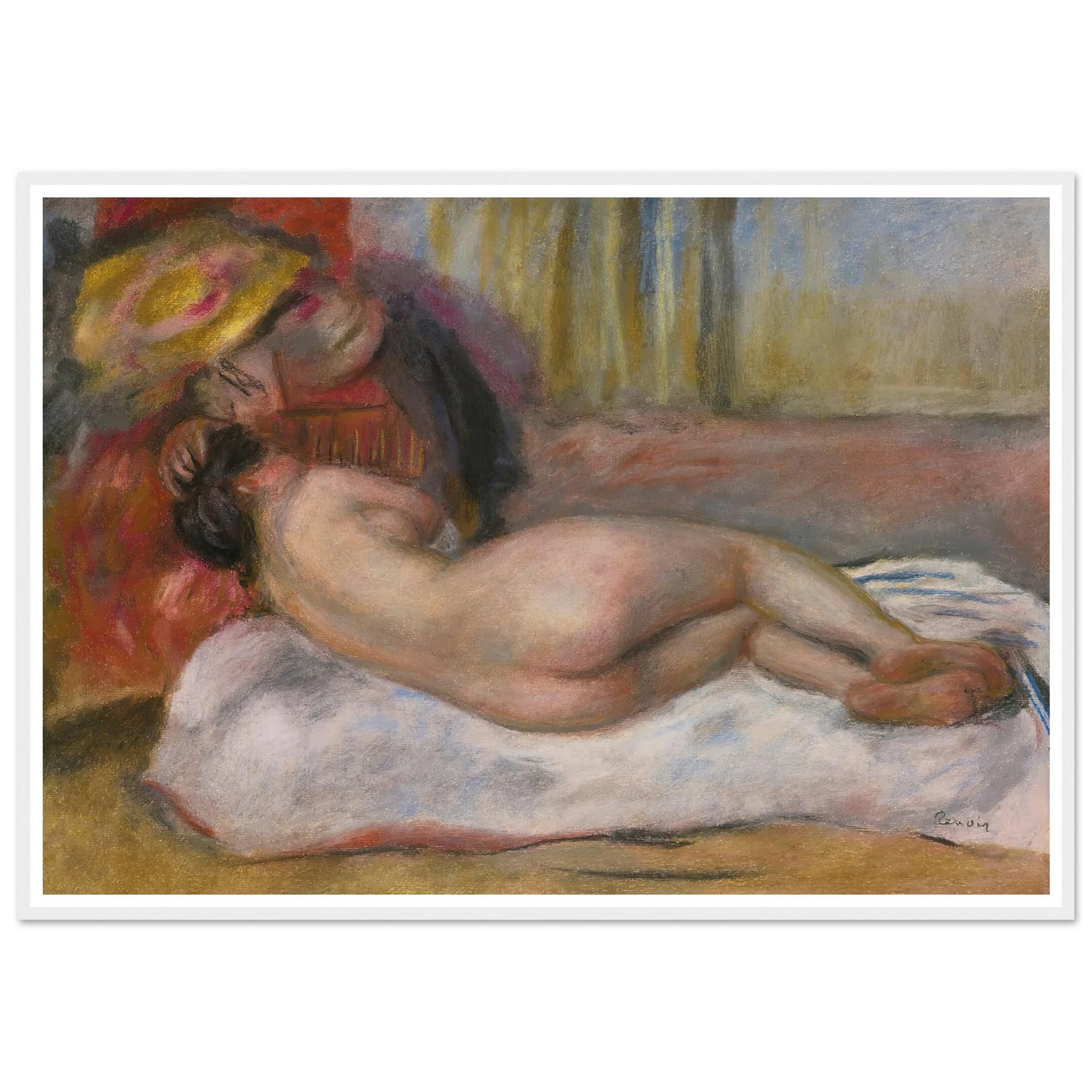 Le Repos (circa 1895) Art Print | Pierre Auguste Renoir-Quipham Collections