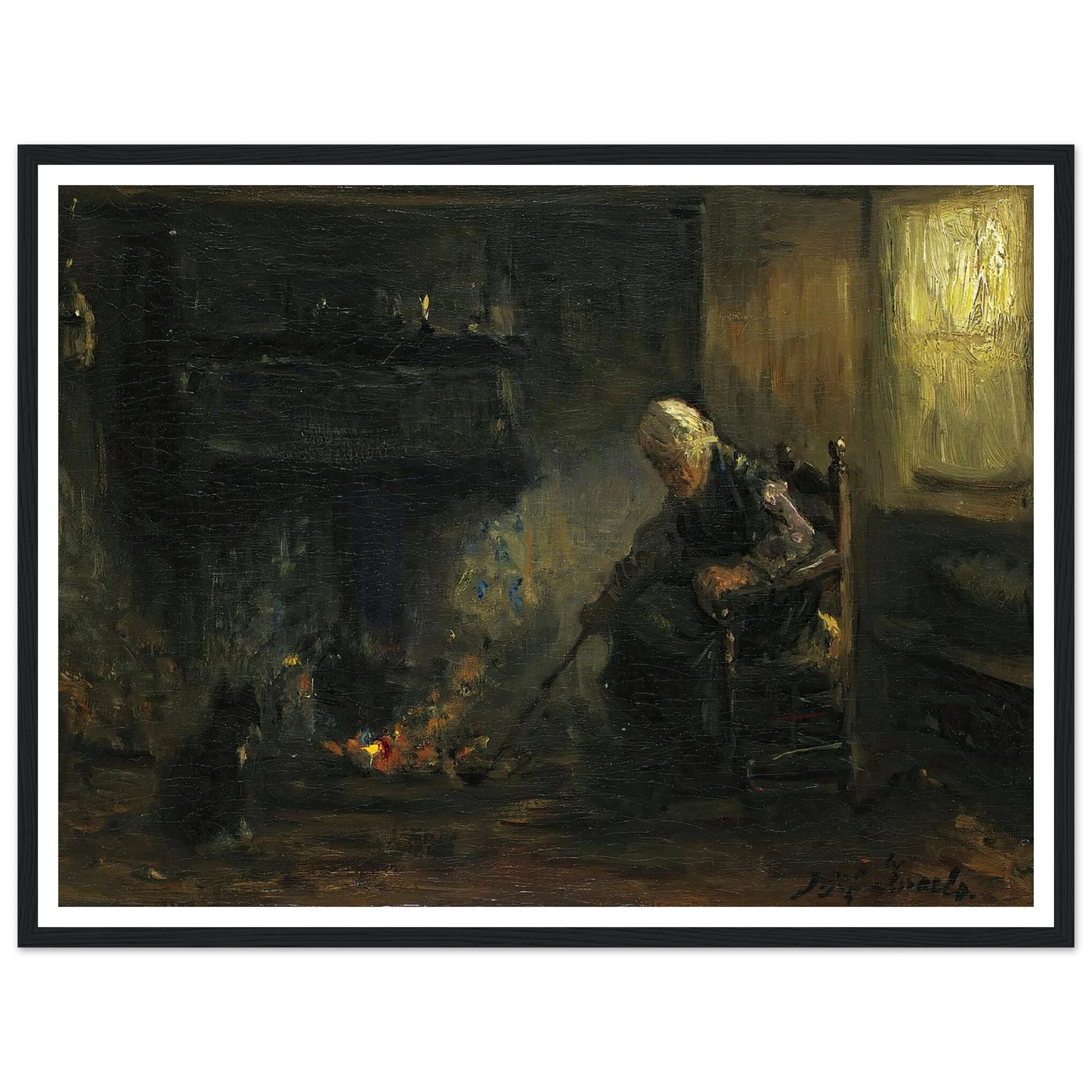 At The Hearth Art Print | Jozef Israels-Quipham Collections