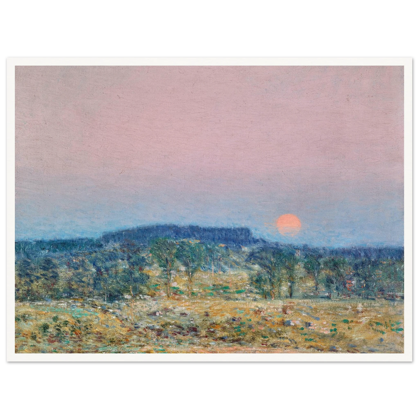 September Moonrise (1900) Art Print | Childe Hassam-Quipham Collections