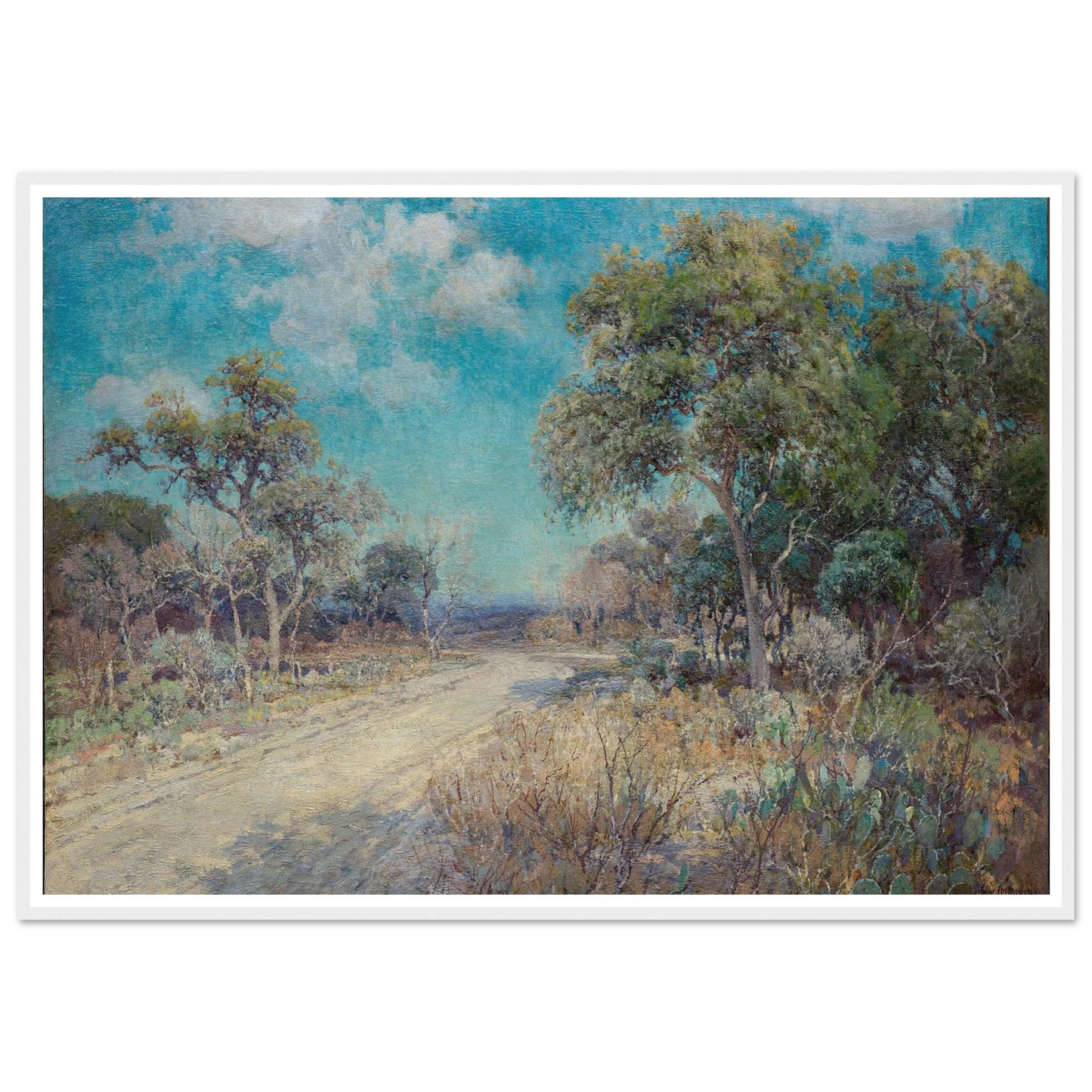 Road to the Hills (c. 1918) Art Print | Julian Onderdonk-Quipham Collections