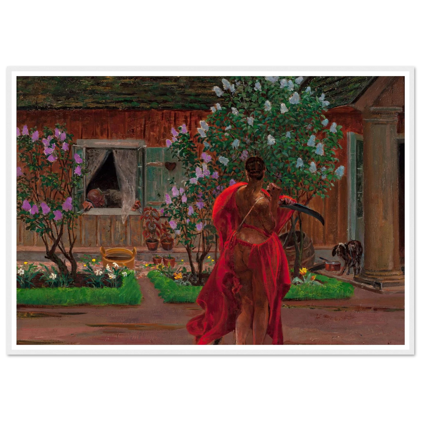 Thanatos (1898-99) Art Print | Jacek Malczewski-Quipham Collections