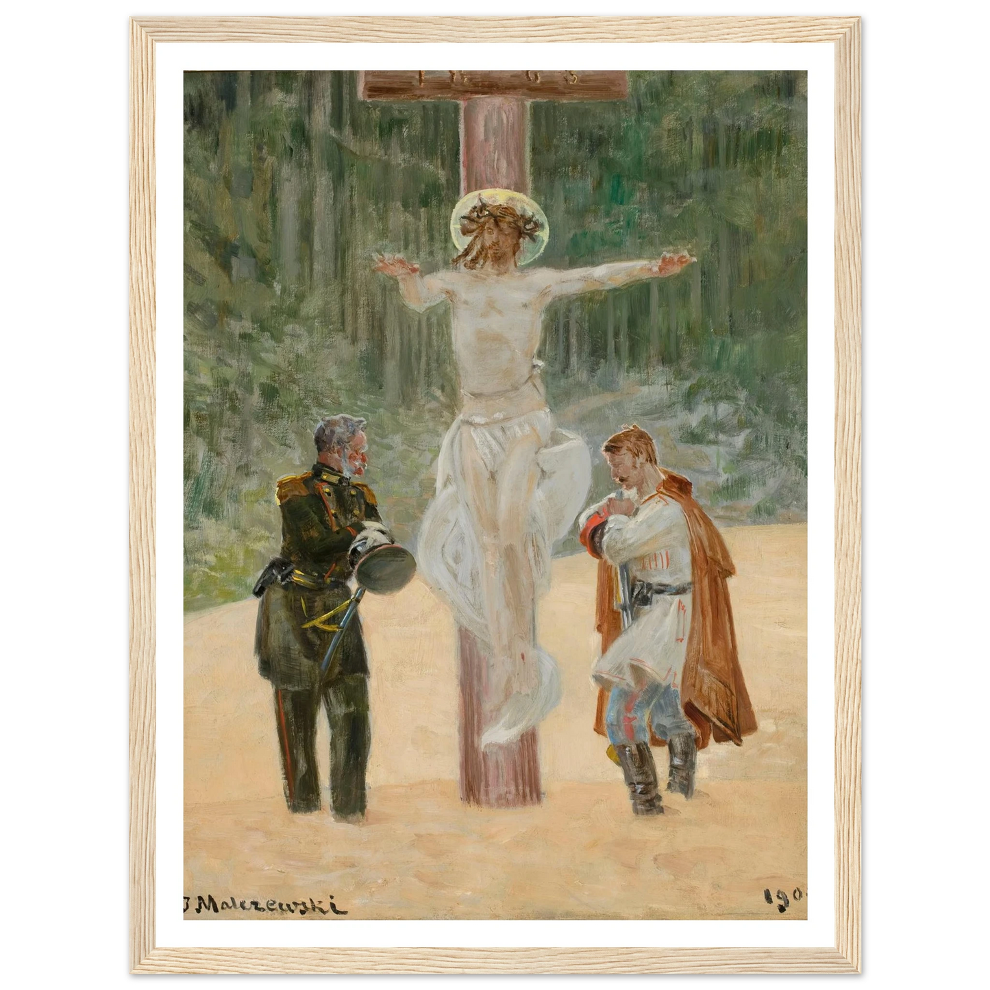 Reconciliation (Symbolic scene from the insurrection in 1863) (1904) Art Print | Jacek Malczewski-Quipham Collections