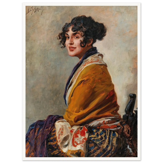 Portrait Lili Marberg Art Print | Leopold Schmutzler-Quipham Collections