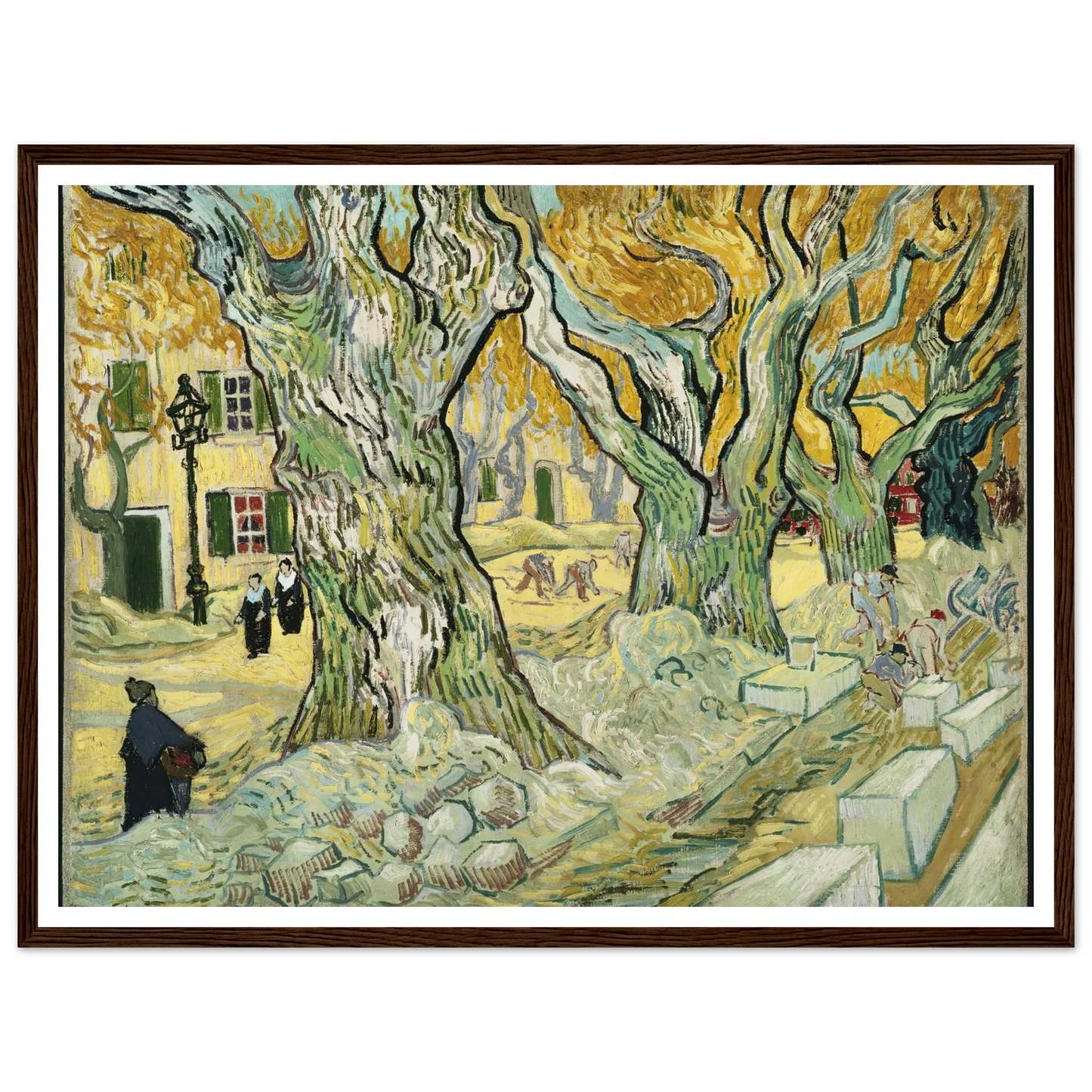 The Road Menders Art Print | Vincent van Gogh-Quipham Collections