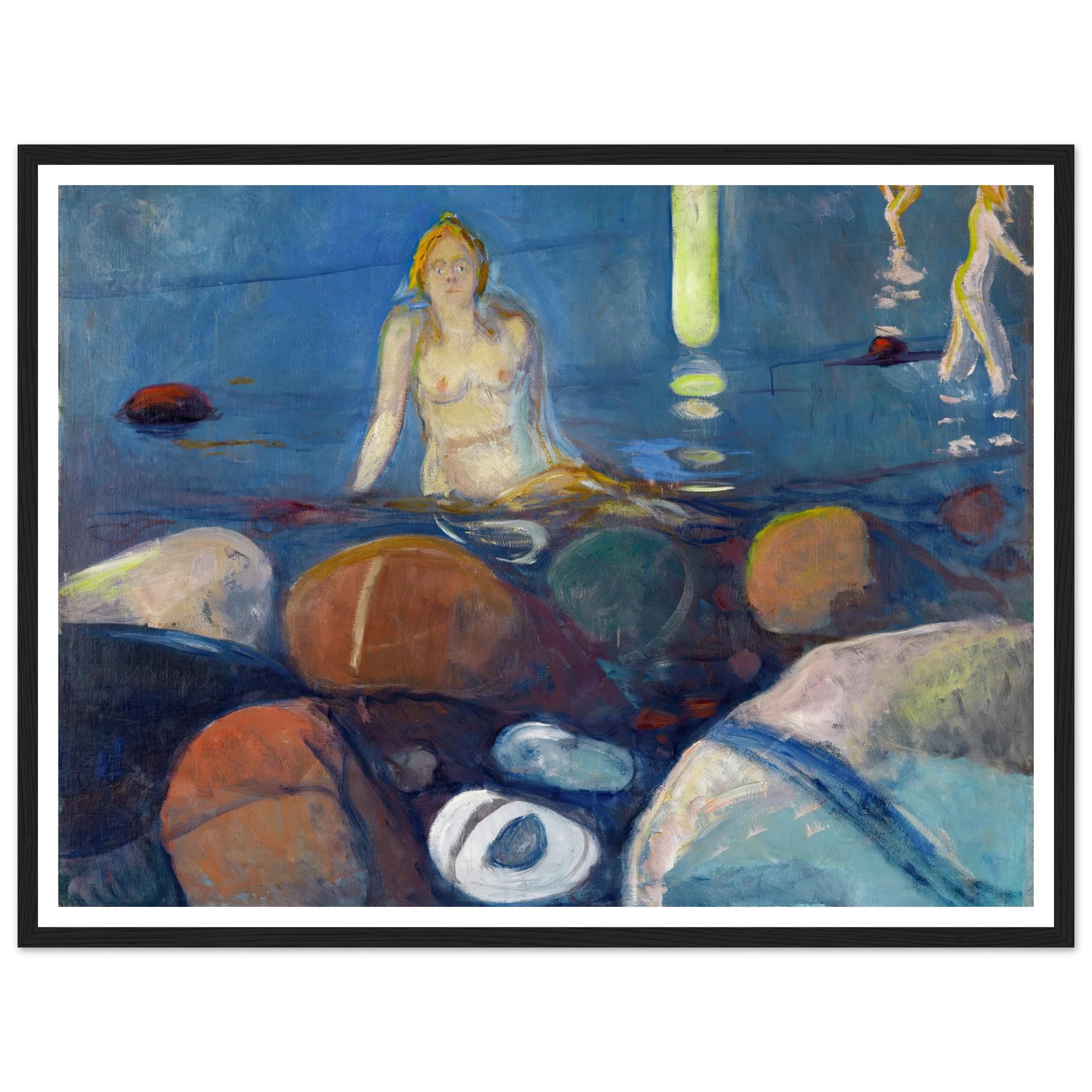 Summer Night. Mermaid (1893) Art Print | Edvard Munch-Quipham Collections