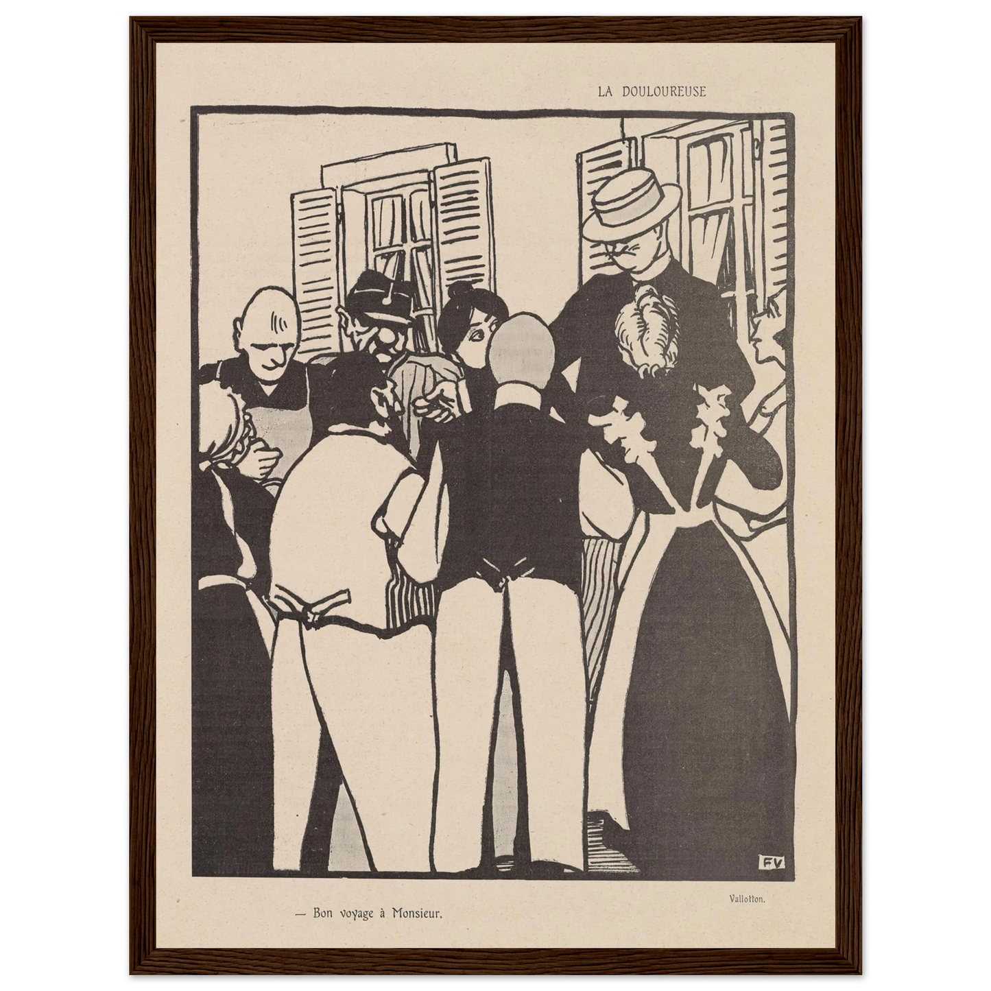 22 août 1903. Art Print | Felix Vallotton-Quipham Collections