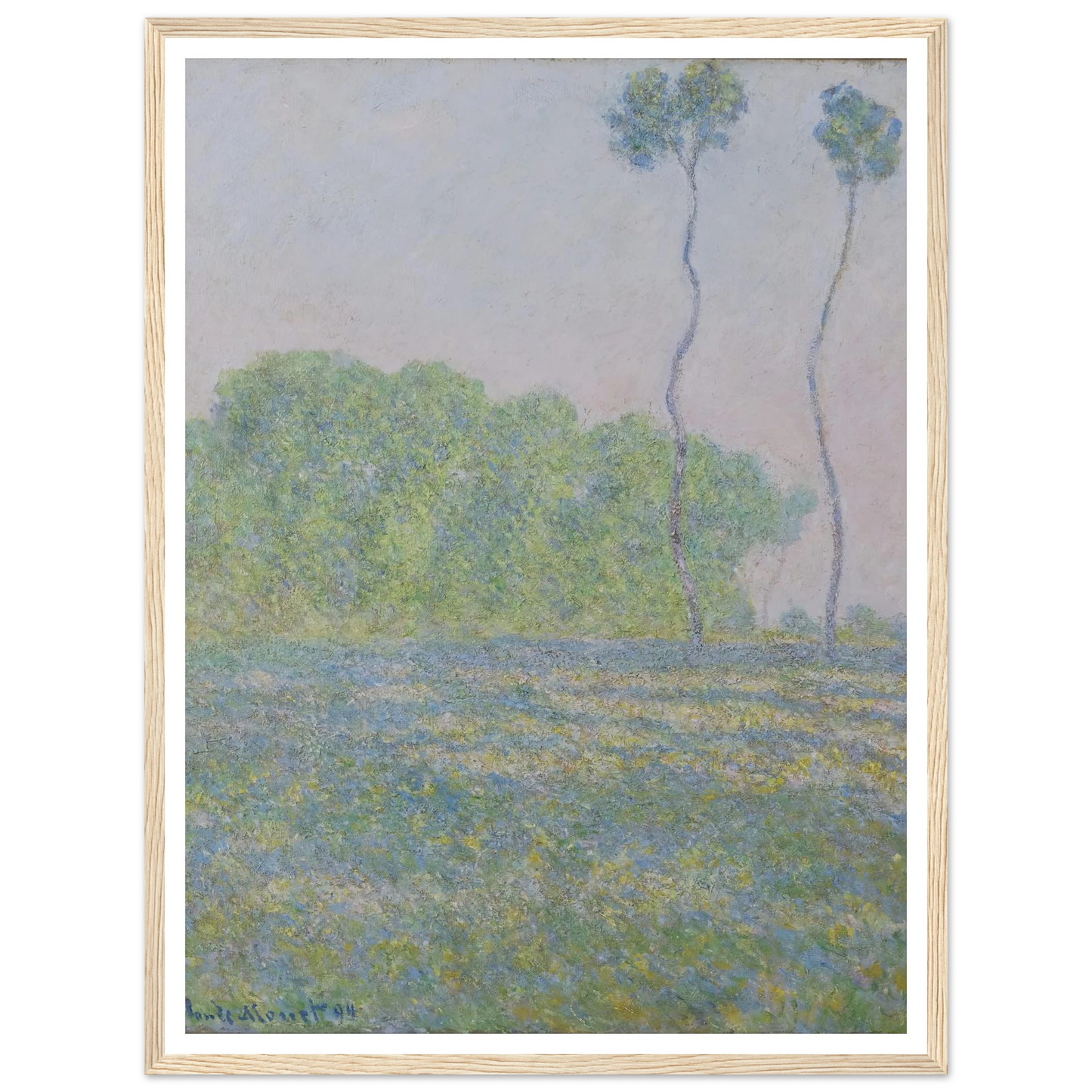 Meadow at Giverny (1894) Art Print | Claude Monet-Quipham Collections