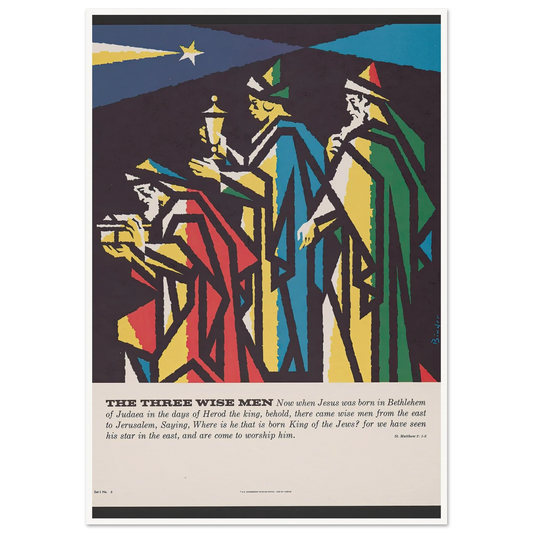 The three wise men (1962) Art Print | Joseph Binder-Quipham Collections